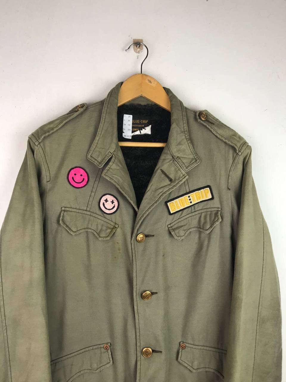 Edwin × Japanese Brand × Vintage Vintage Edwin Blue Trip Military Design Jacket Size US M / EU 48-50 / 2 - 6 Thumbnail