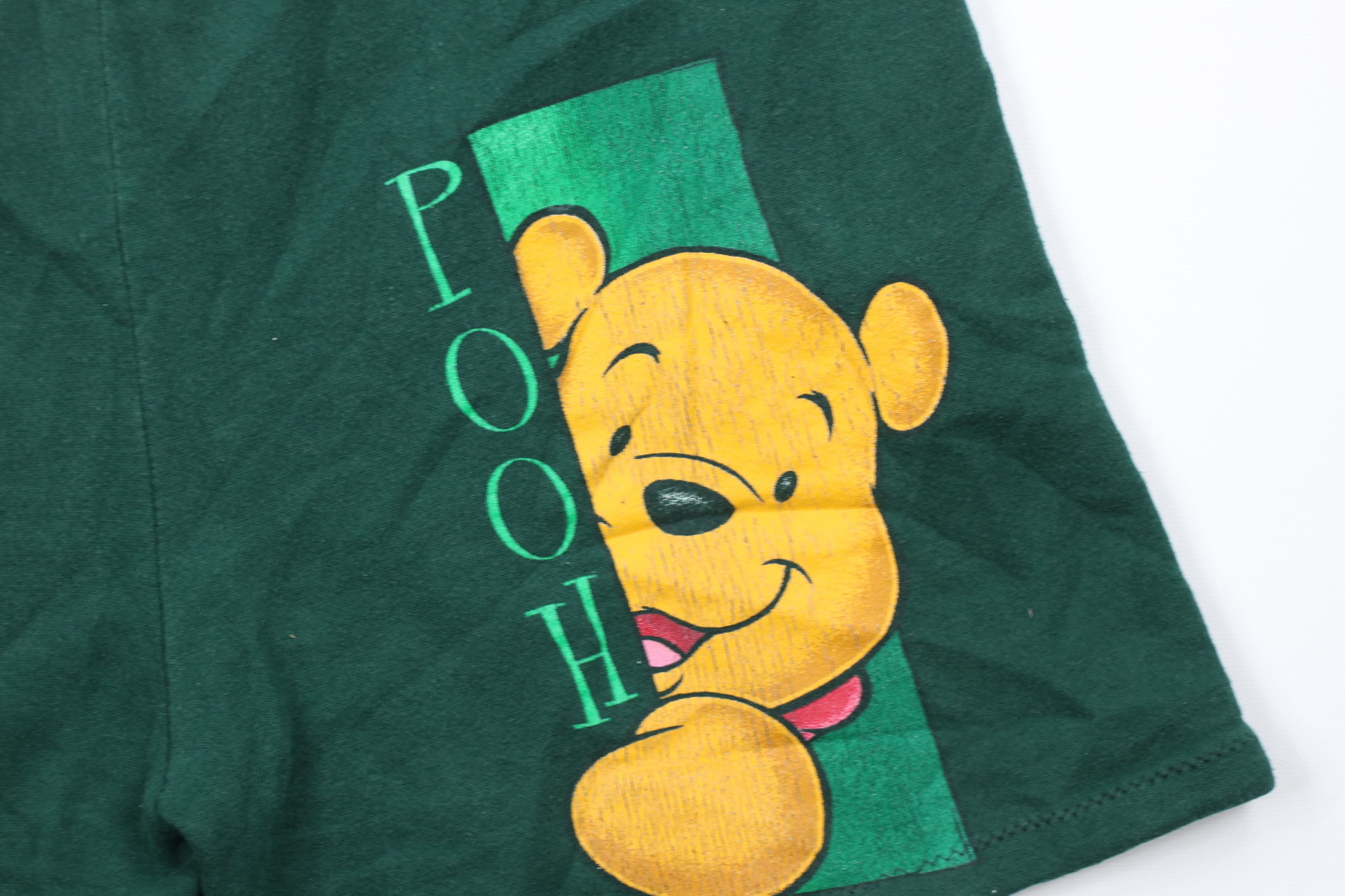 Disney × Vintage Vintage 90s Disney Above Knee Winnie the Pooh Sweat Shorts Size US 34 / EU 50 - 4 Thumbnail