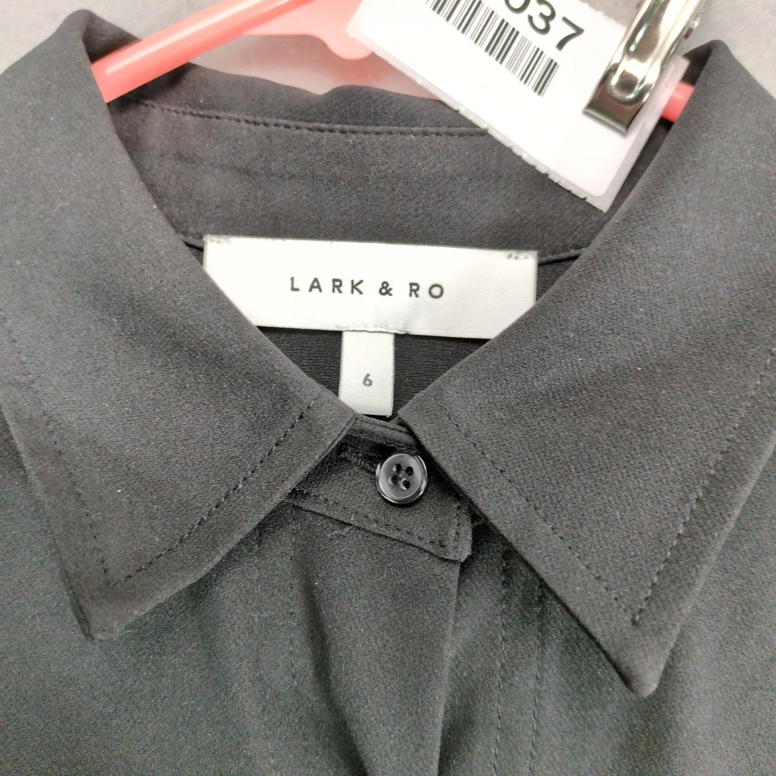 Other Lark & Ro Black Tie Waist Long Sleeve Shirt Dress Sz 6 Size M / US 6-8 / IT 42-44 - 3 Thumbnail