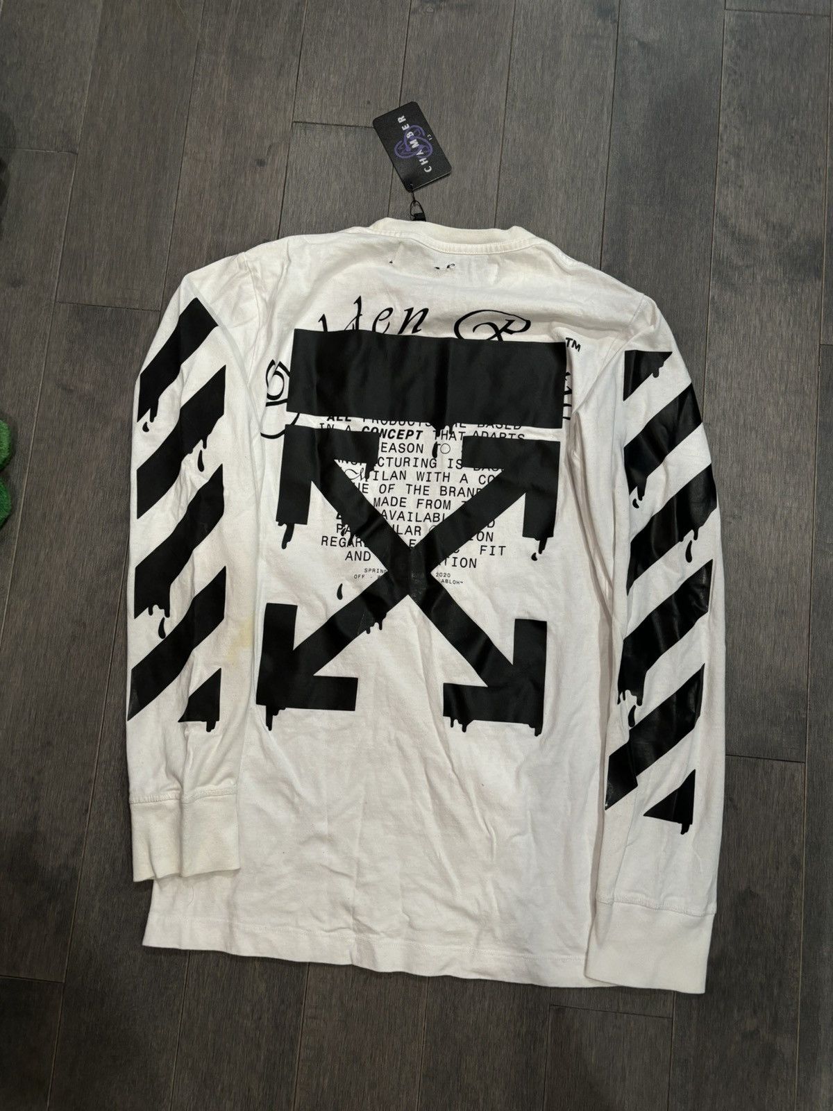 Off-White Off white Long Sleeve T Shirt small Size US S / EU 44-46 / 1 - 1 Thumbnail