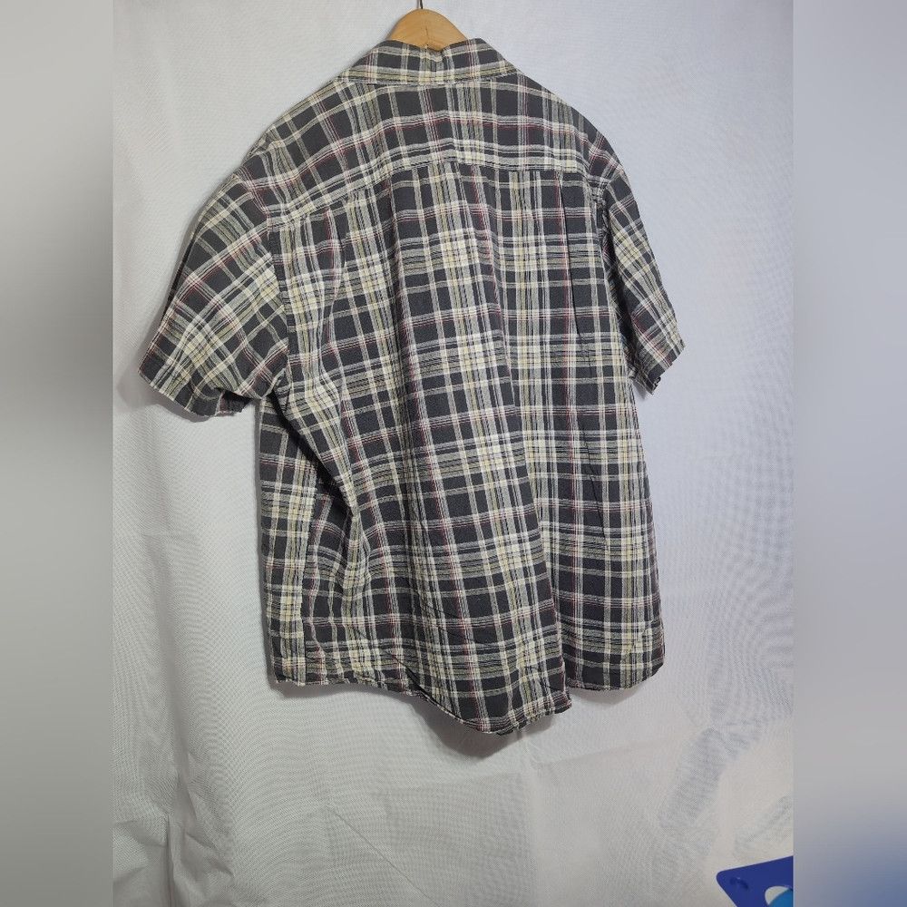 Dickies Dickies Black Gray Red Sz 2XL Casual Button Down Shirt Size US XXL / EU 58 / 5 - 4 Thumbnail