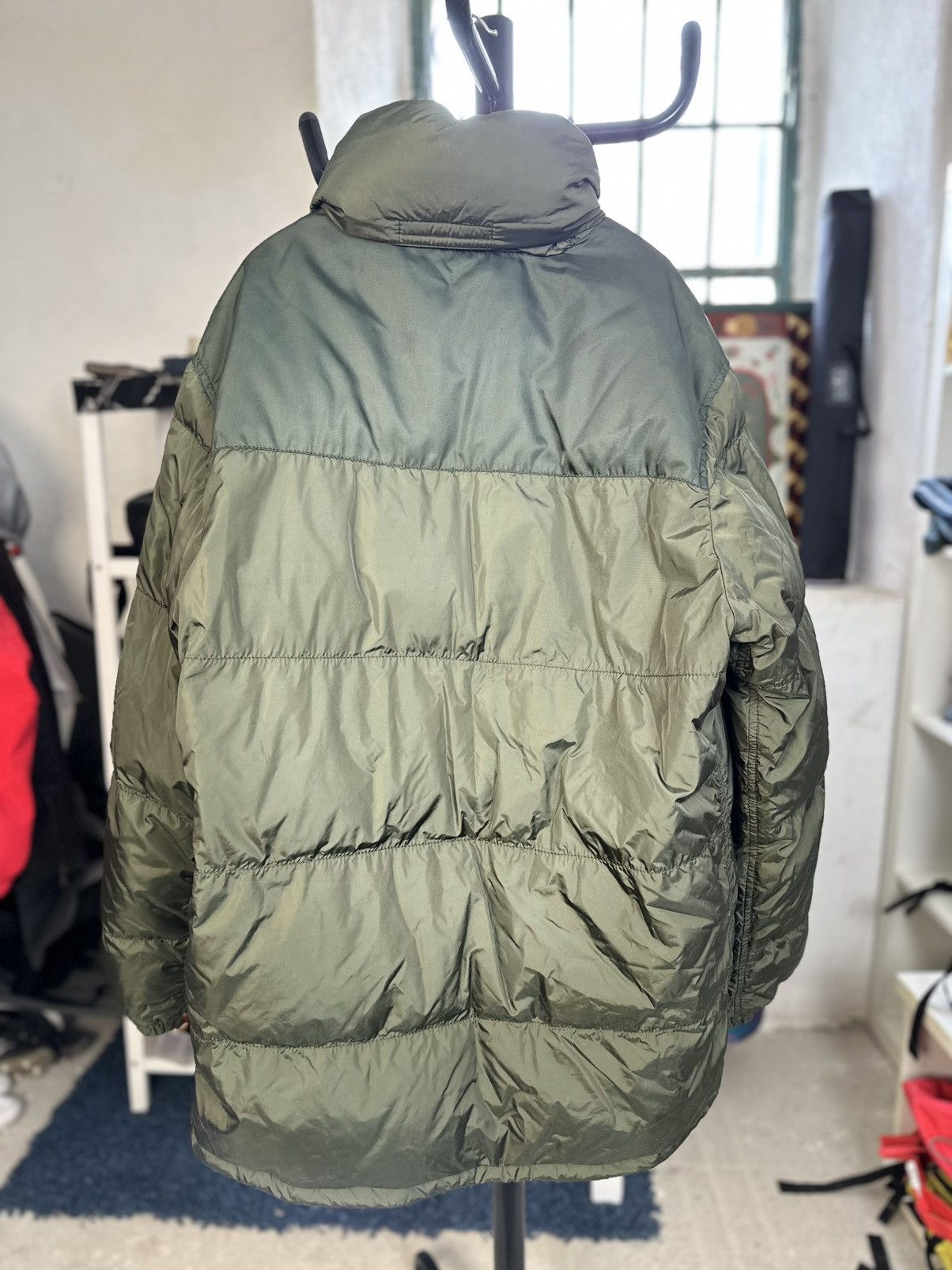 Prada Prada Sport SGA407 Down Puffer Jacket Olive Green Size 52/L Size US L / EU 52-54 / 3 - 15 Thumbnail