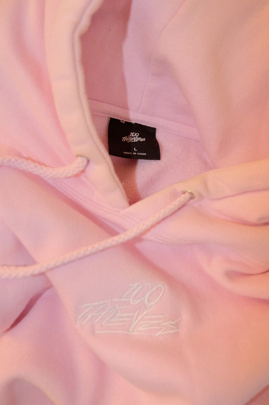100 Thieves 100 Thieves Breast Cancer Hoodie Size US L / EU 52-54 / 3 - 5 Thumbnail