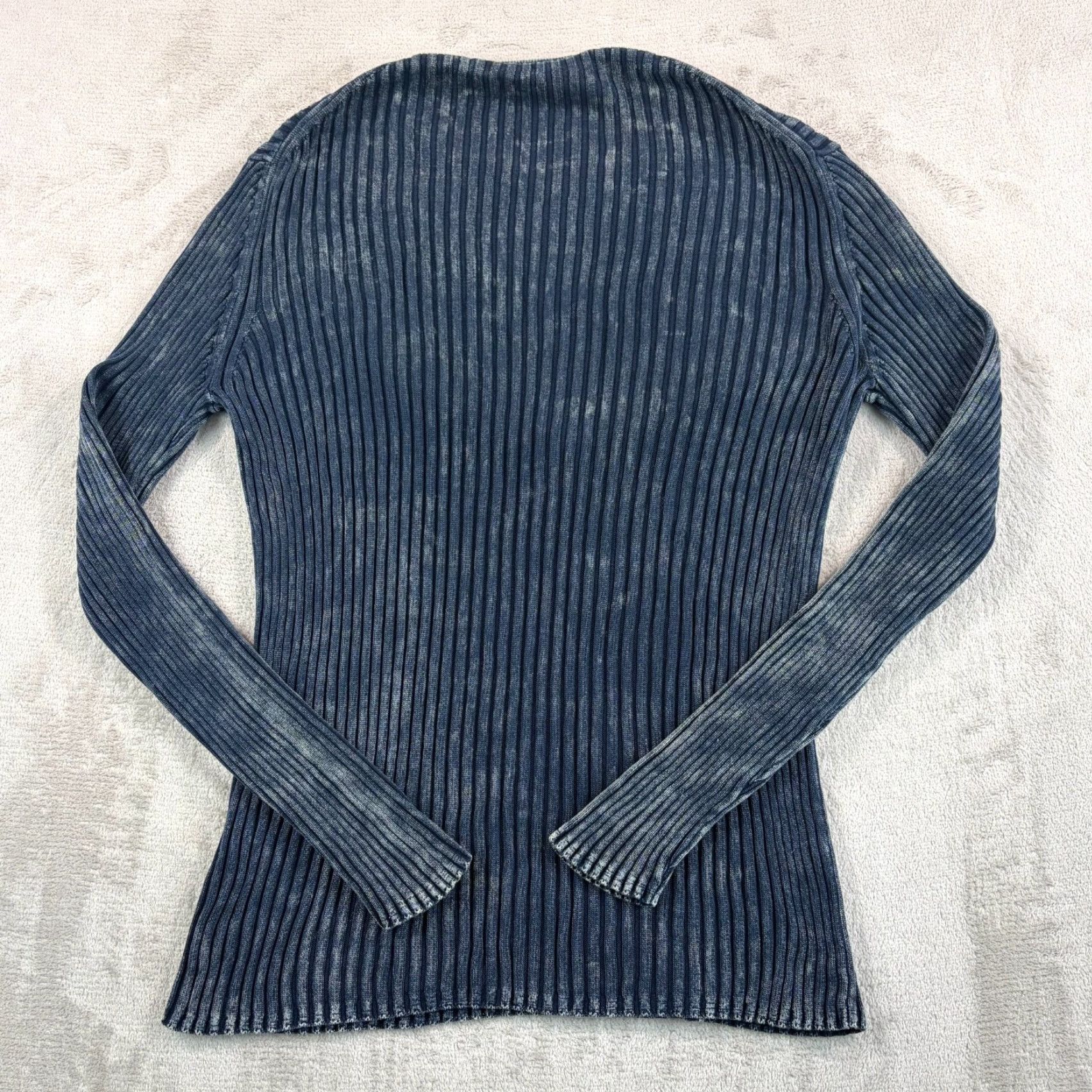 John Varvatos John Varvatos Bernard Ribbed Crew Sweater in Velvet Wash Men 2XL NWOT Size US XXL / EU 58 / 5 - 5 Thumbnail