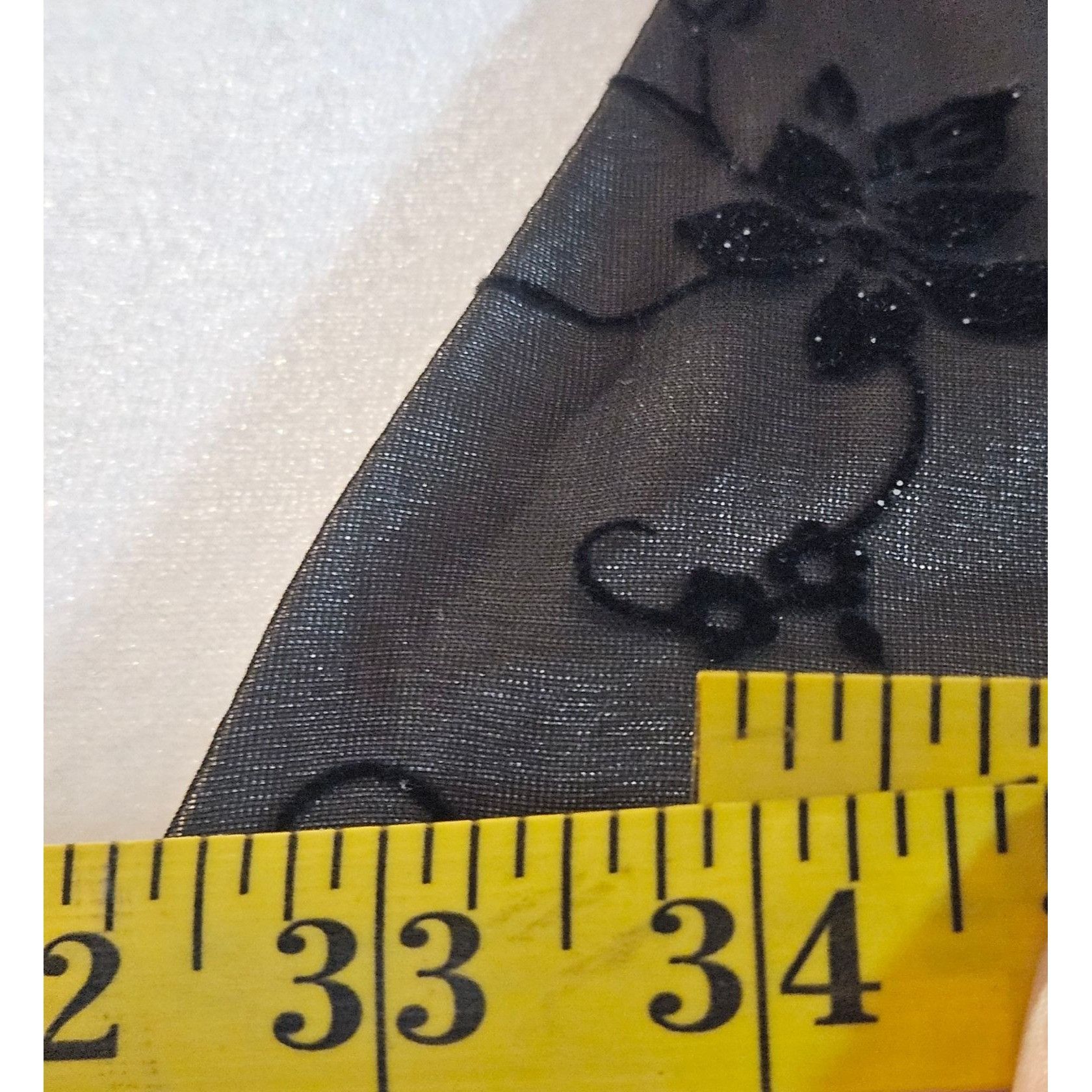 Other Betsy & Adam Women’s Halter Gown Black Floral Mesh 10 Whimsy Size L / US 10 / IT 46 - 6 Thumbnail
