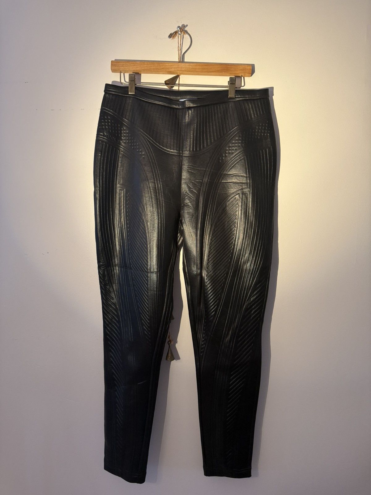 Mugler Mugler Black Polyester Trousers Size US 36 / EU 52 - 1 Thumbnail