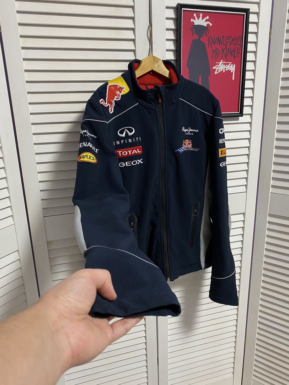 Red Bull Pepe Jeans Racing Jacket Formula F1 RedBull SoftShell Size M / US 6-8 / IT 42-44 - 3 Thumbnail