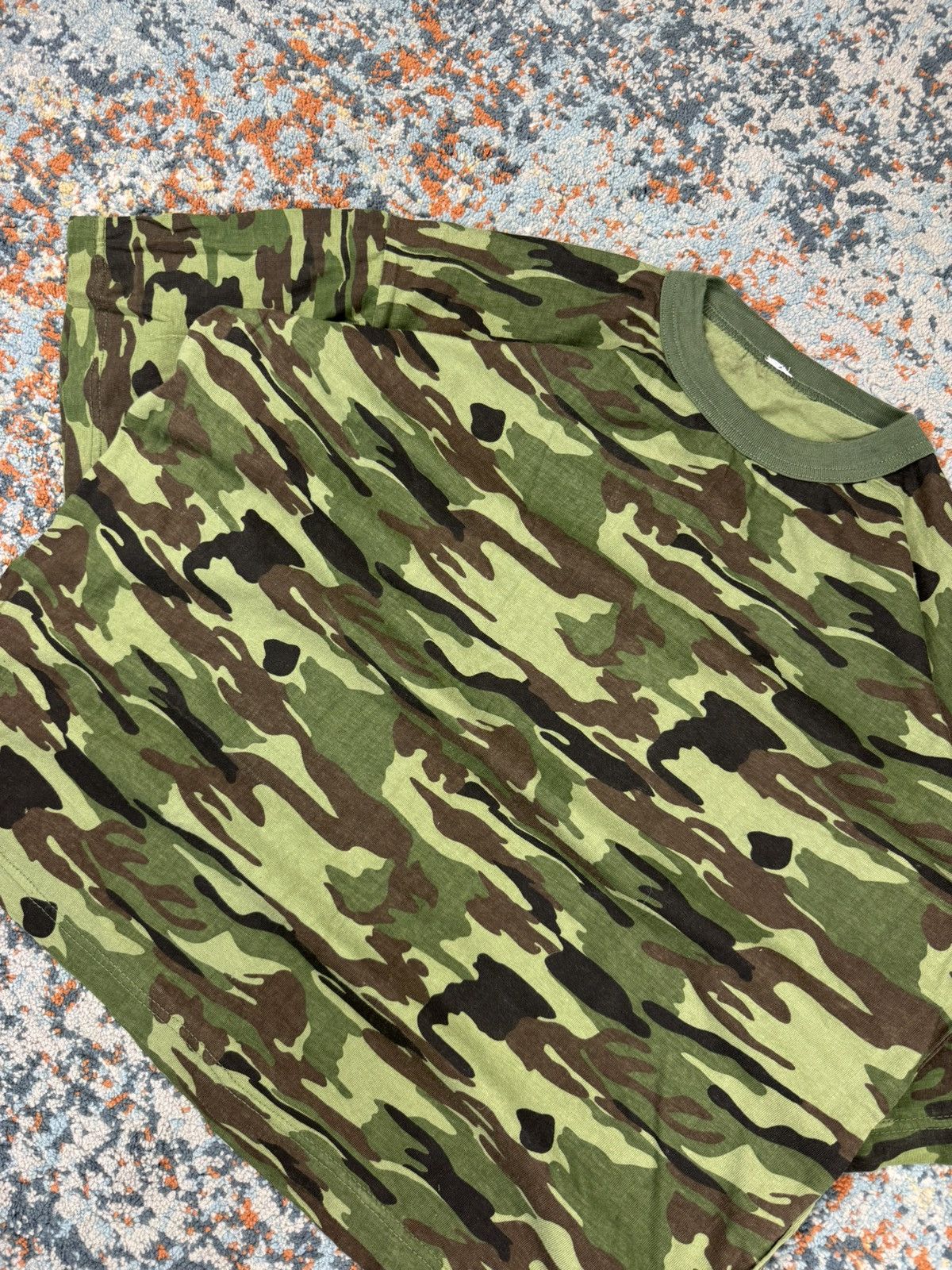 Vintage Vintage 80s Military Army moro camo ultra boxy cropped fit Size US M / EU 48-50 / 2 - 3 Thumbnail