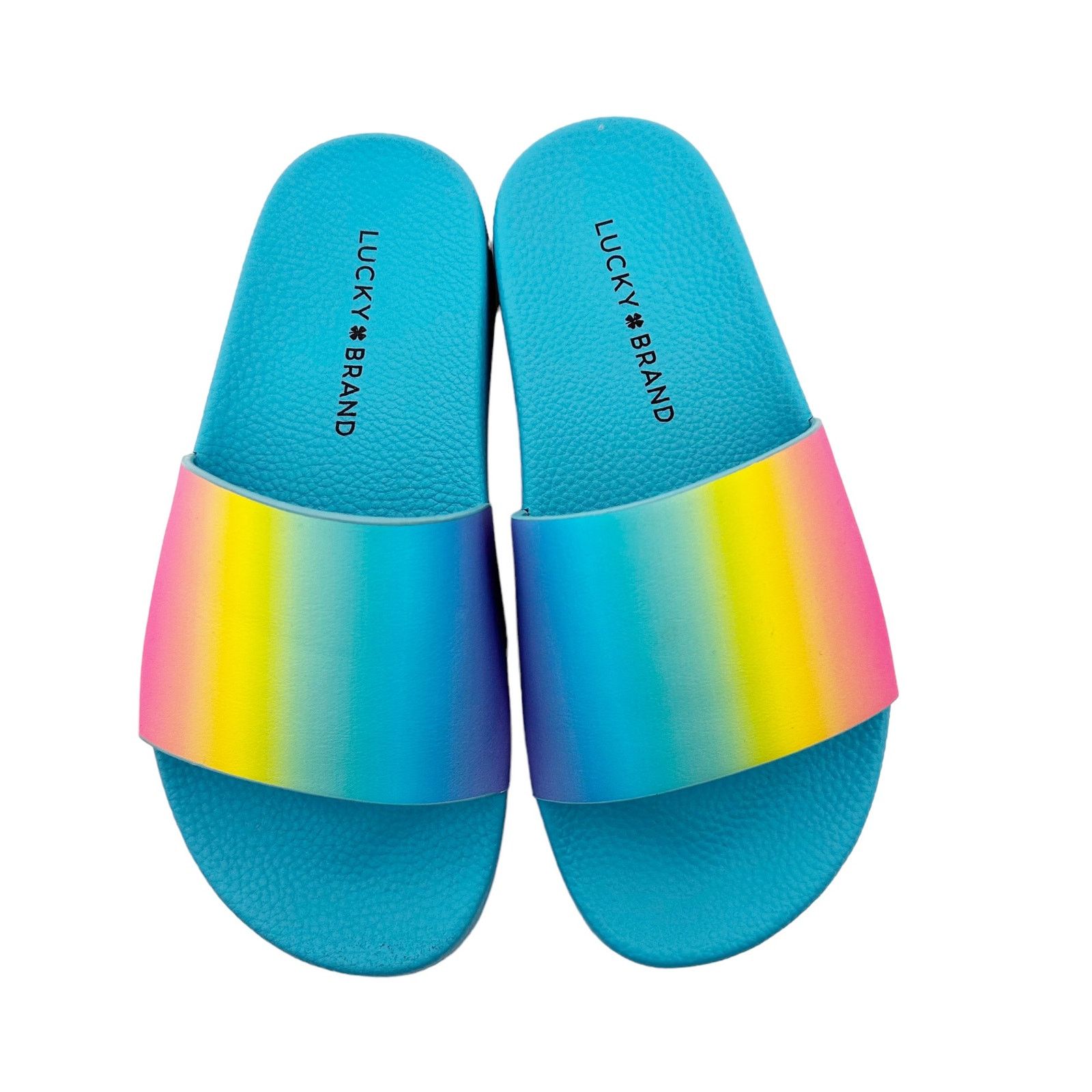 Lucky Brand Lucky Brand Parker Rainbow Ombre Slides Sz 7 Size US 7 / IT 37 - 3 Thumbnail