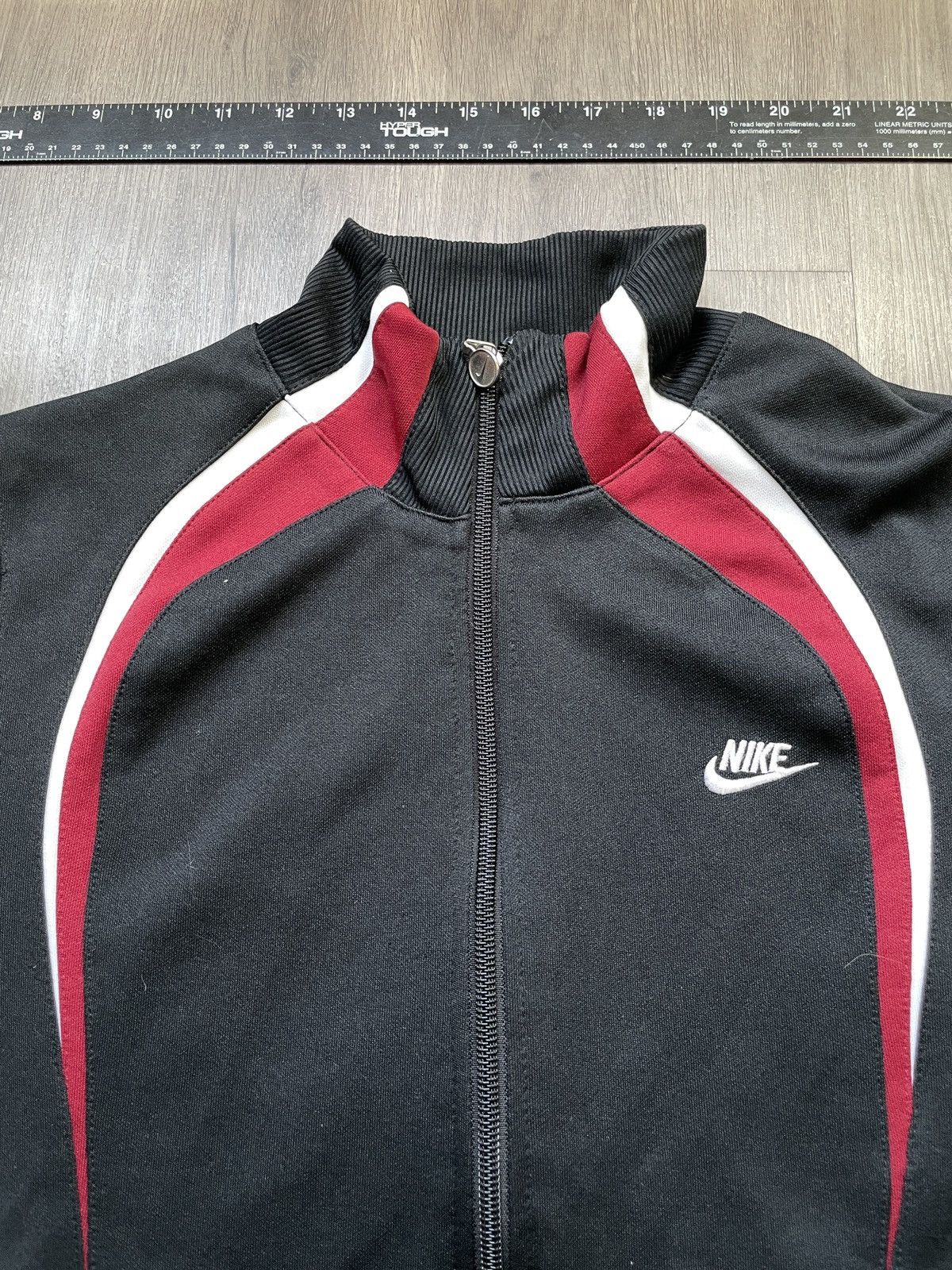 Nike Y2K Nike “Track Style” Silver tag Zip-up Jacket (Sz. M) Size M / US 6-8 / IT 42-44 - 2 Thumbnail