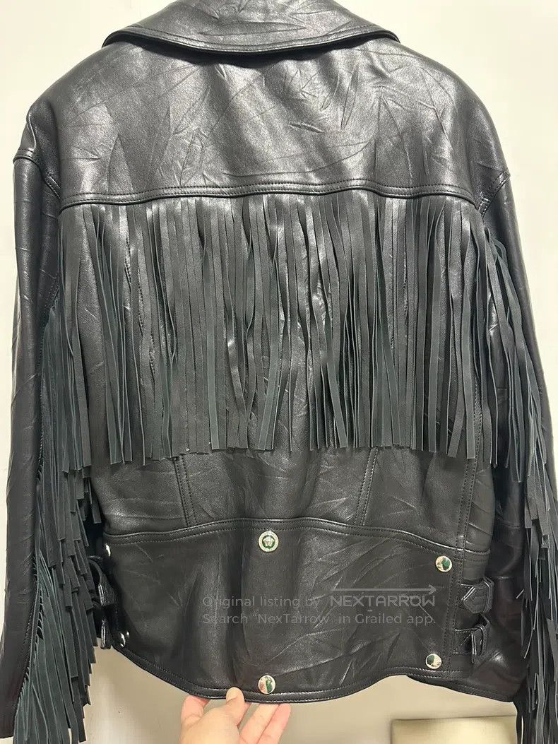 Versace Versace Punk style with cotton leather jacket Size M / US 6-8 / IT 42-44 - 5 Thumbnail