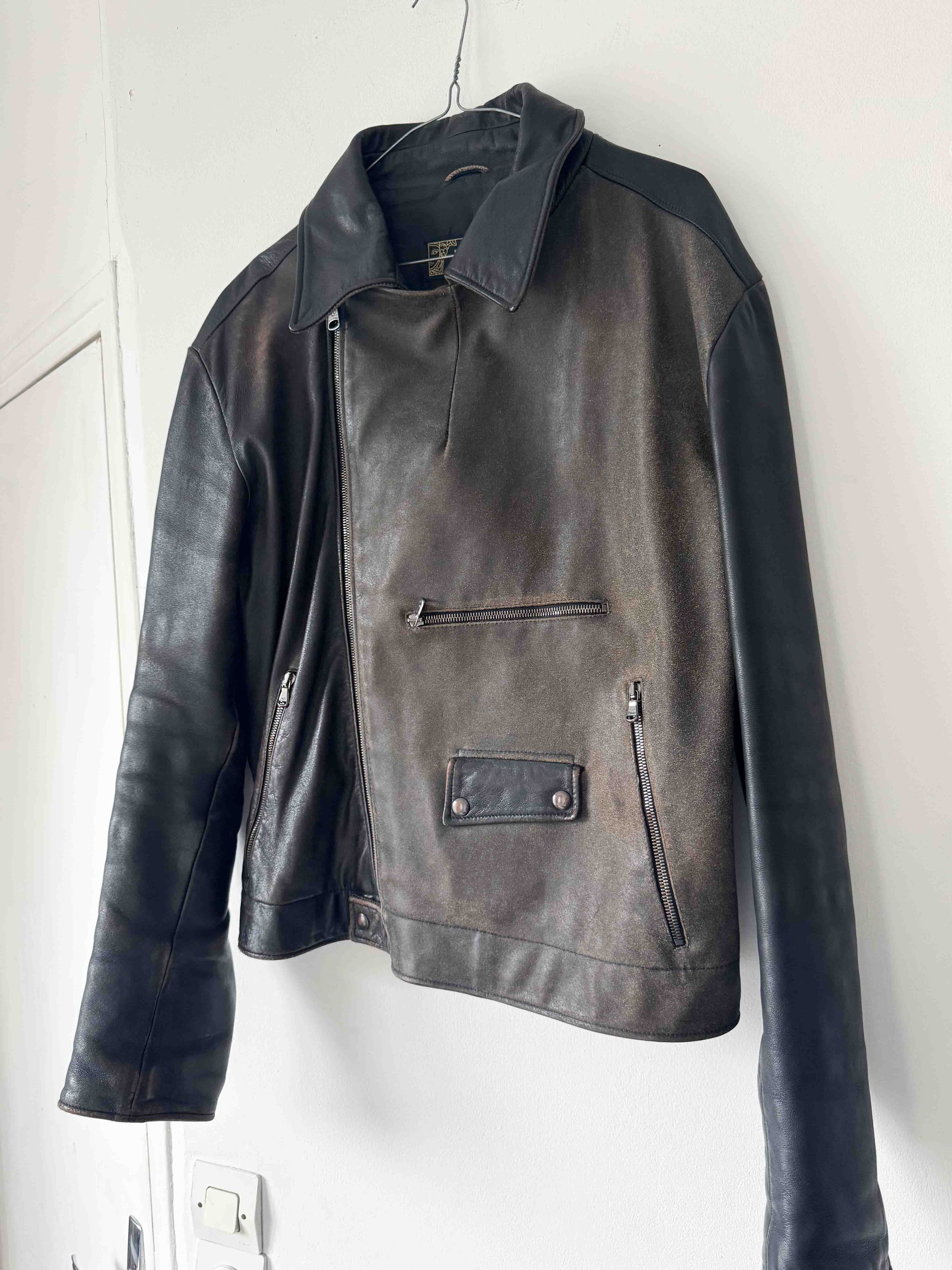 Versace Versace Vintage Leather Jacket Size US L / EU 52-54 / 3 - 3 Thumbnail