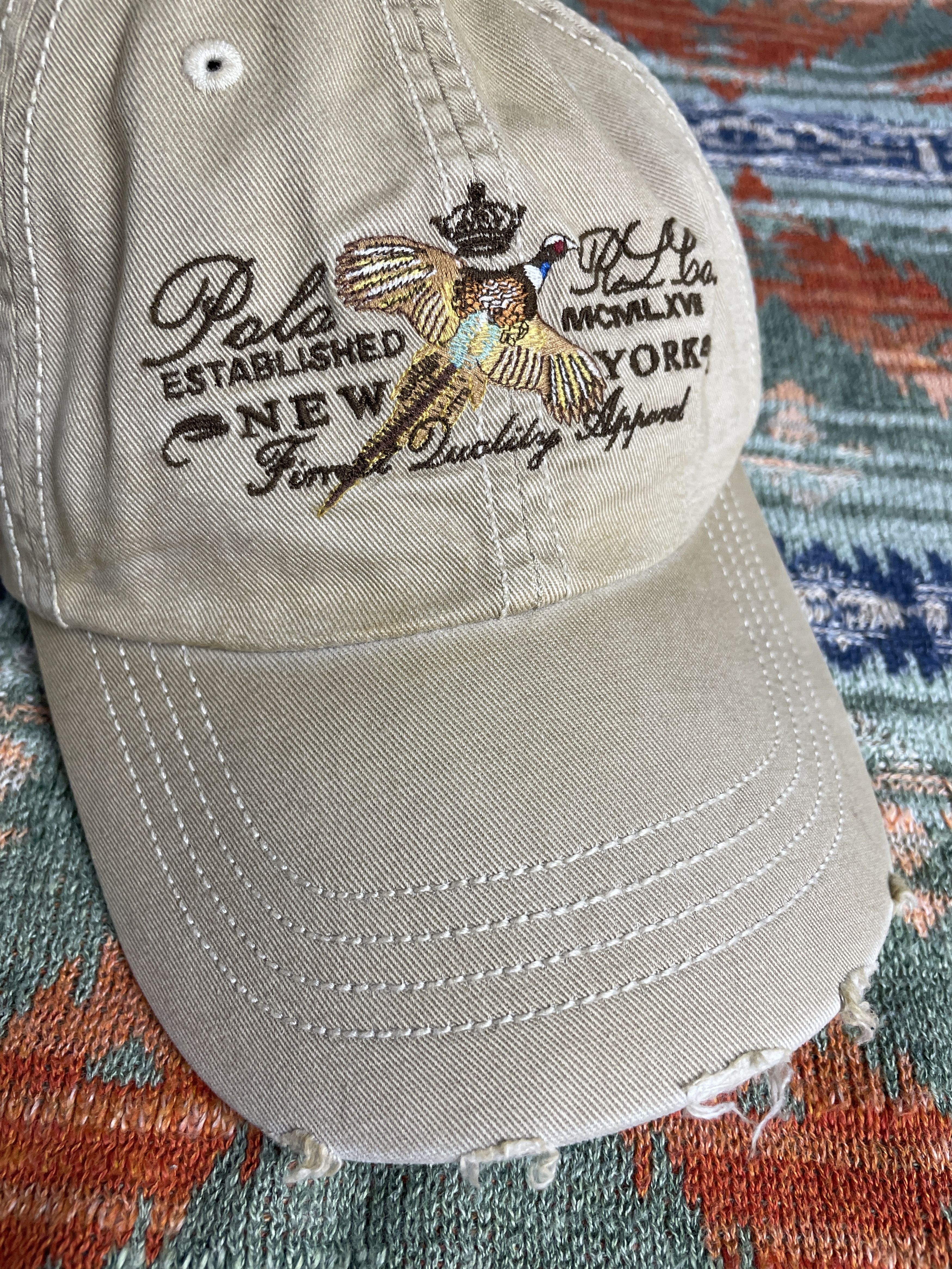 Polo Ralph Lauren Polo Ralph Lauren Rare Leather Baseball Hat cap Size ONE SIZE - 3 Thumbnail