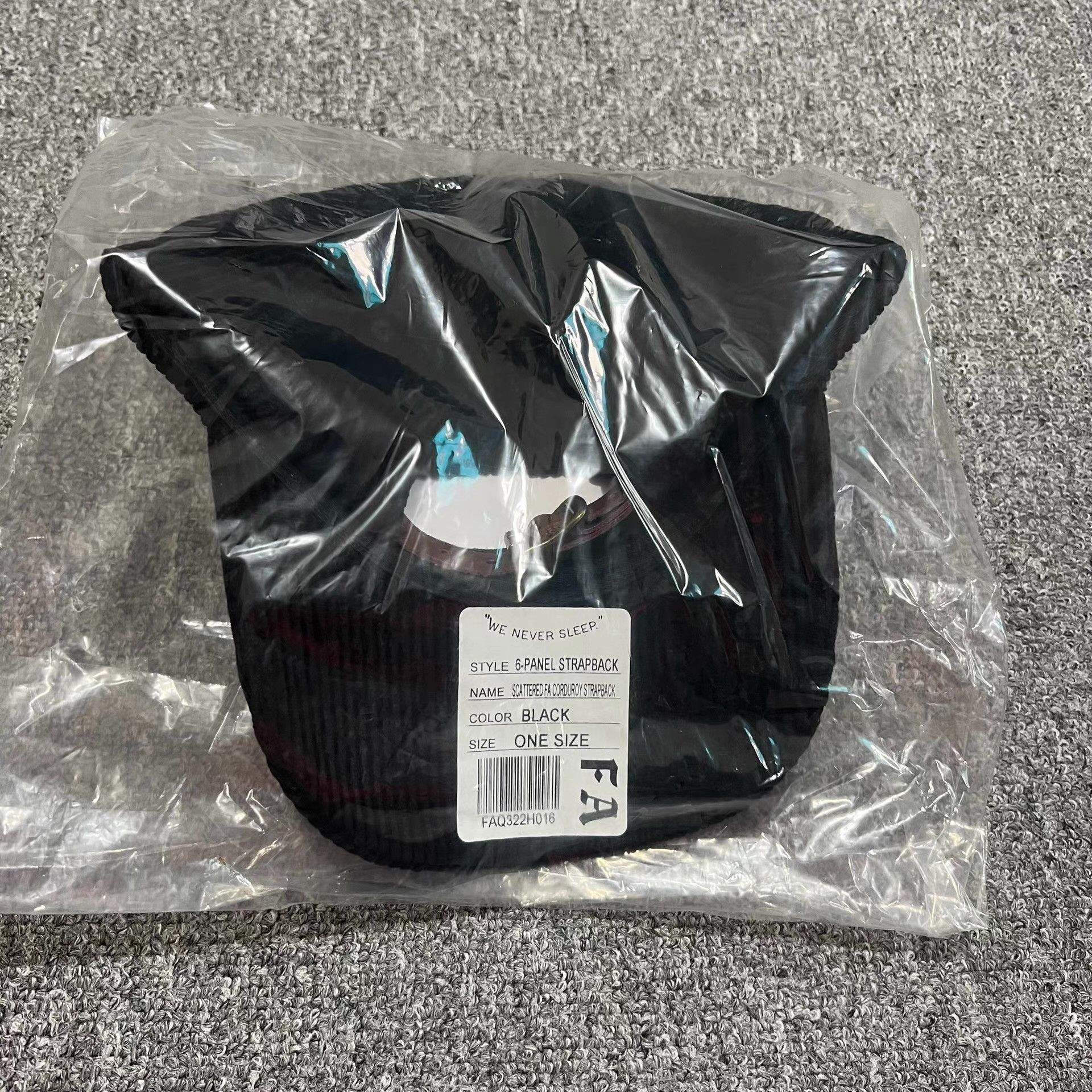 Fucking Awesome Fucking Awesome Corduroy Curved Brim Baseball Cap Q7 Size ONE SIZE - 4 Thumbnail