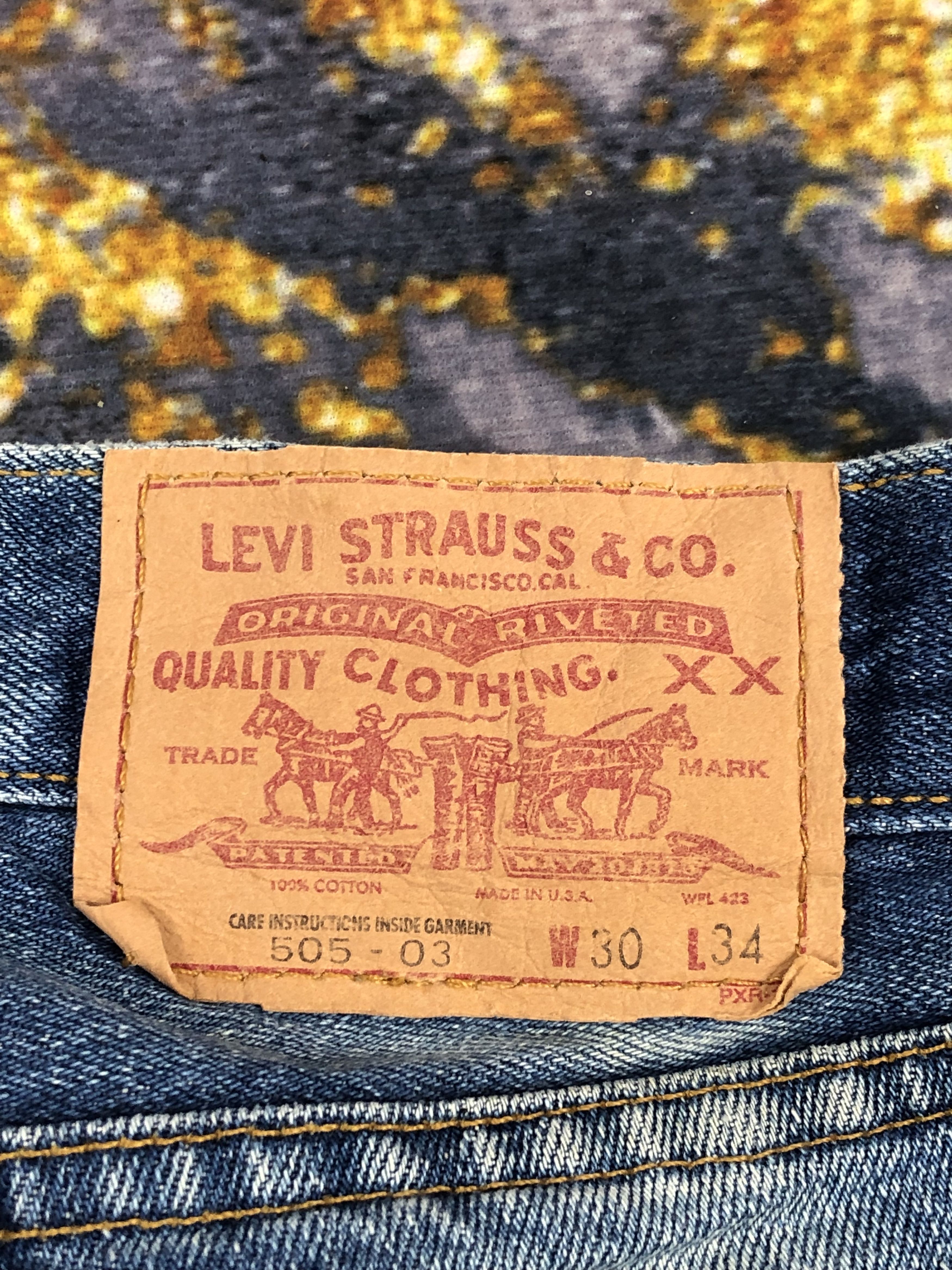 Levi's Vintage Levis 505 Faded Blue Jeans DPP0135 Size US 29 - 5 Thumbnail