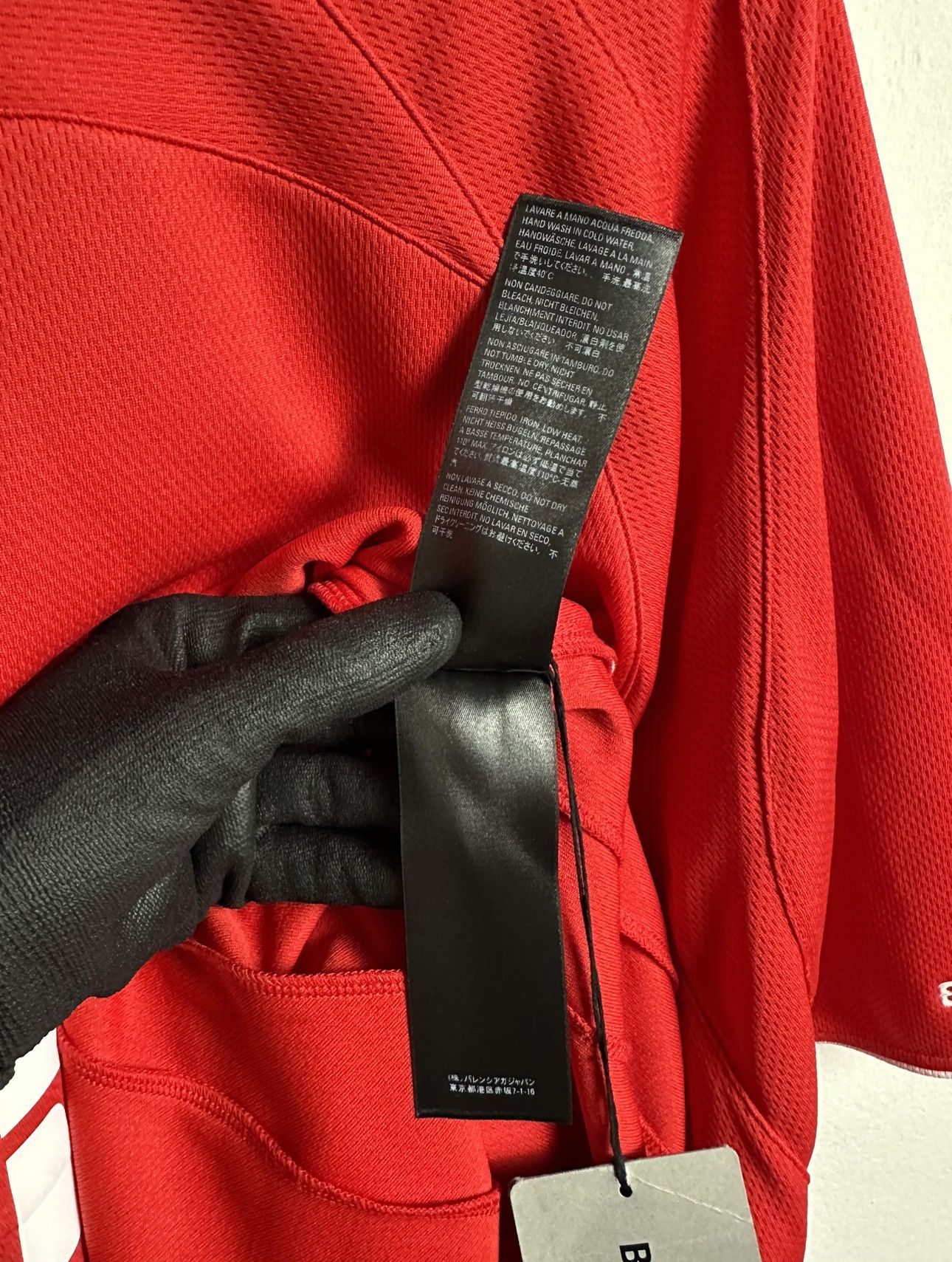 Balenciaga Balenciaga Red Soccer Jersey Size US S / EU 44-46 / 1 - 13 Thumbnail