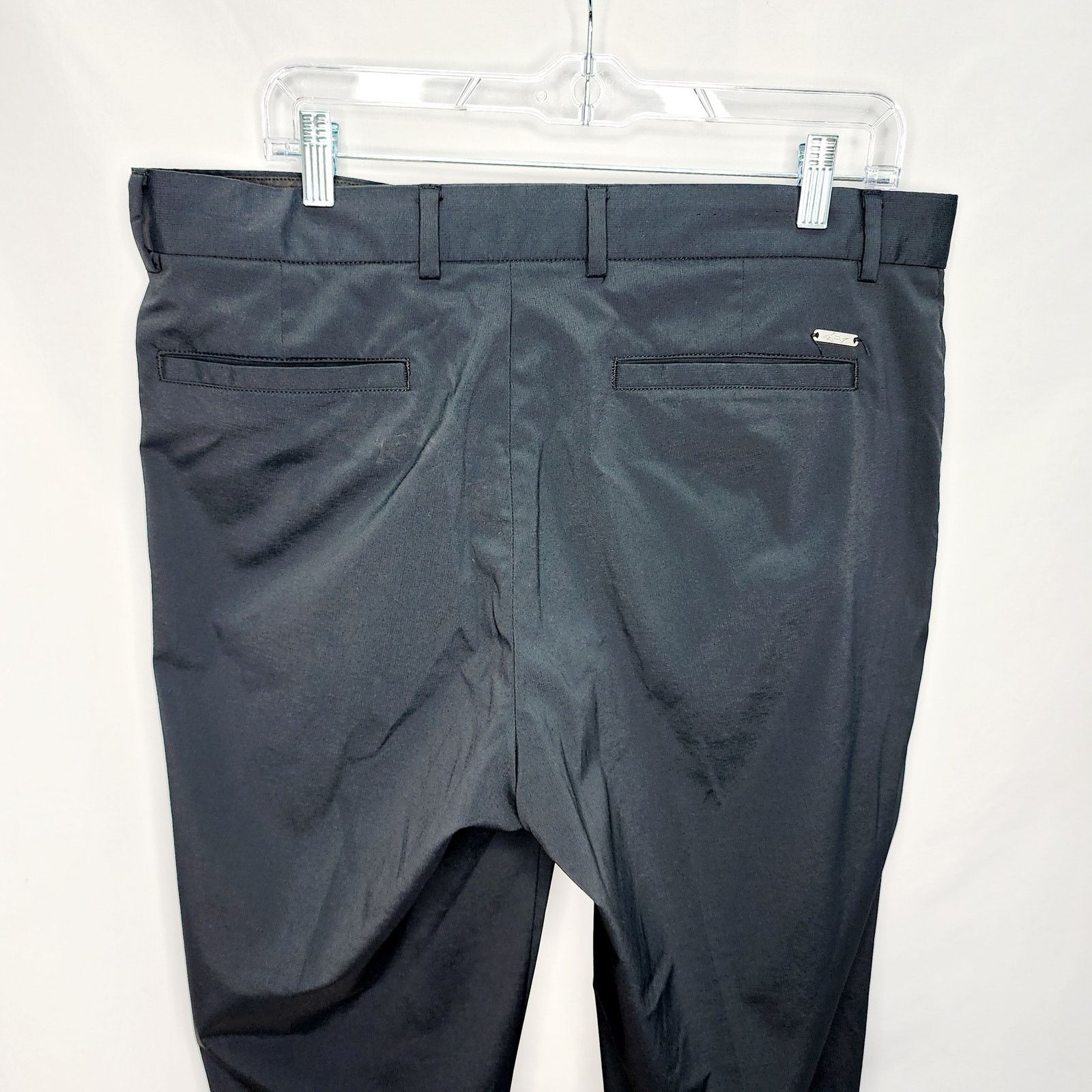 Greg Norman Greg Norman Black Flat Front Men's Dress Pants 36 x 32 Size US 36 / EU 52 - 3 Thumbnail