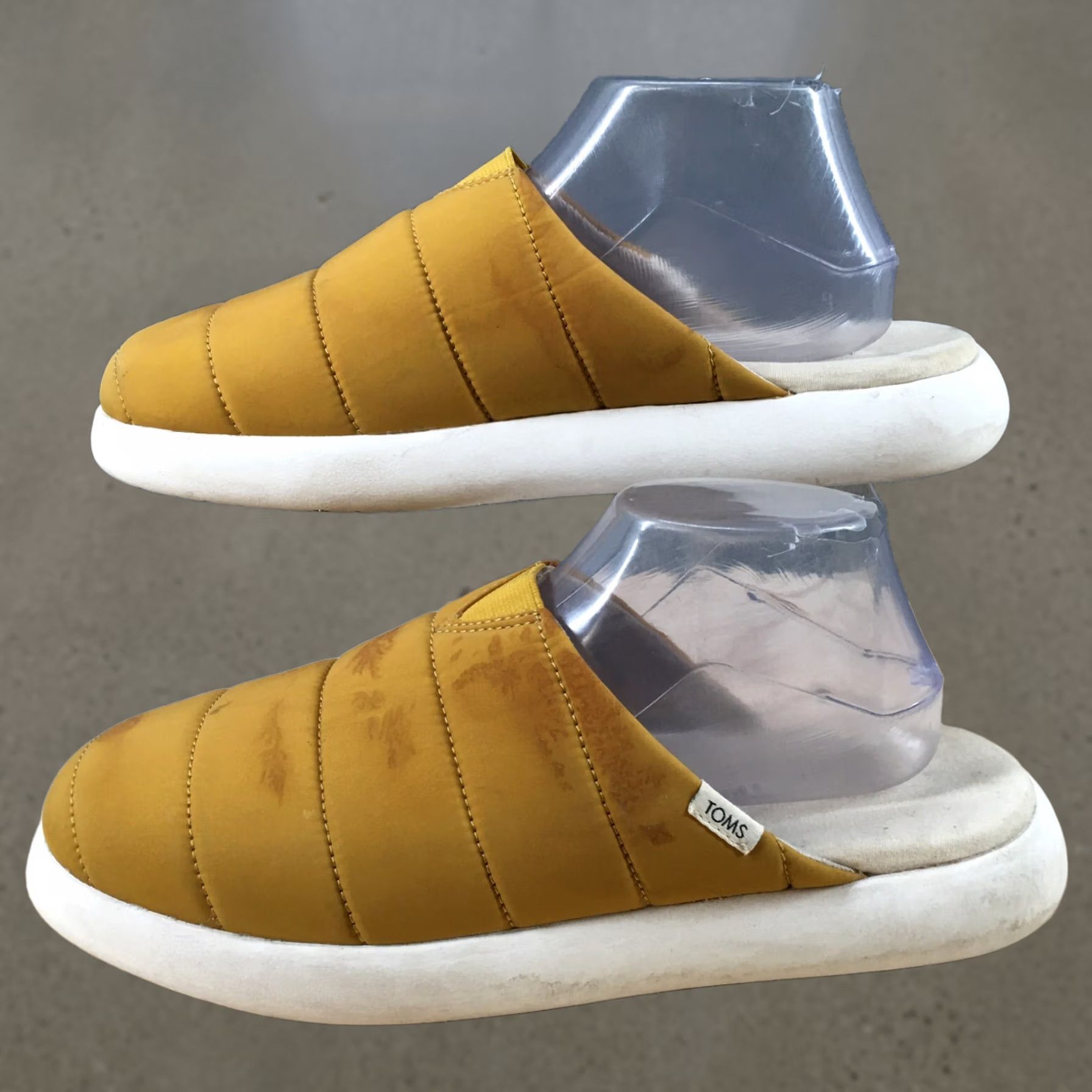 Toms TOMS Sandals Womens 11 Alpargata Mallow Slip On Mules Yellow Mustard Size US 11 / IT 41 - 1 Thumbnail