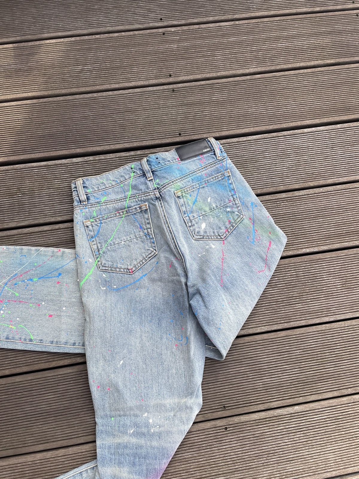 Amiri Amiri Paint Splatter Distressed Jeans - Size 28 Size US 28 / EU 44 - 6 Thumbnail