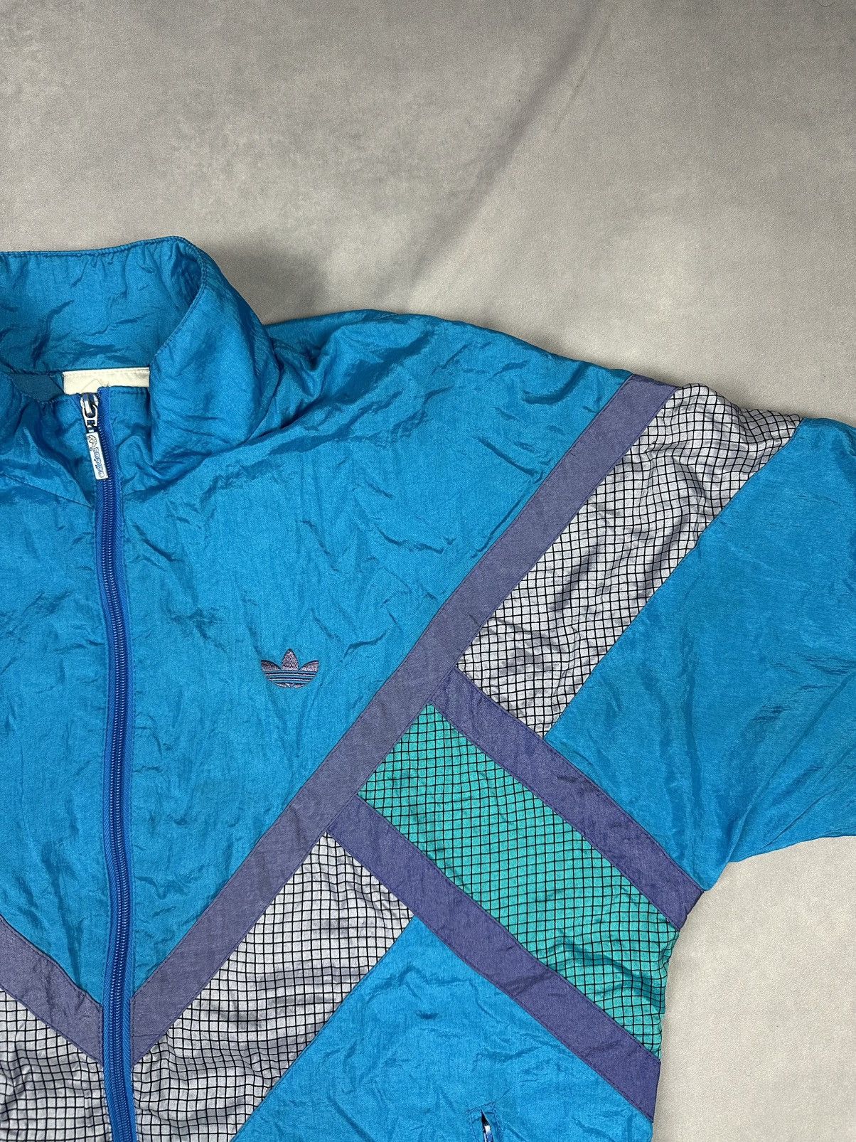 Adidas × Vintage Vintage 90s Adidas Nylon Jacket M Size US M / EU 48-50 / 2 - 2 Thumbnail