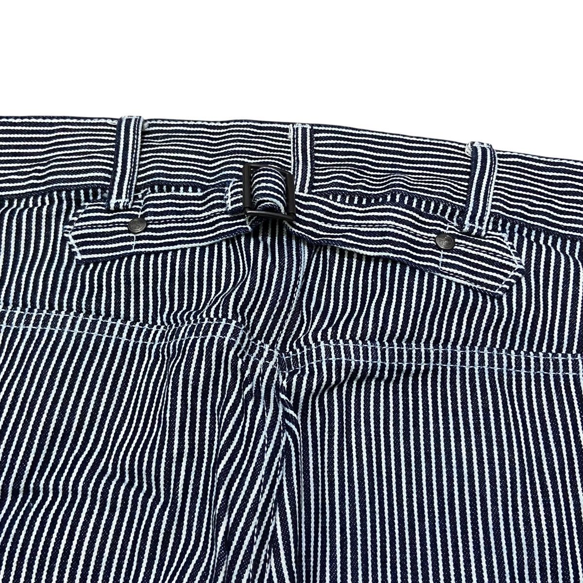 Japanese Brand GU x Studio Seven Hickory Back Buckle Workpants Size US 36 / EU 52 - 4 Thumbnail