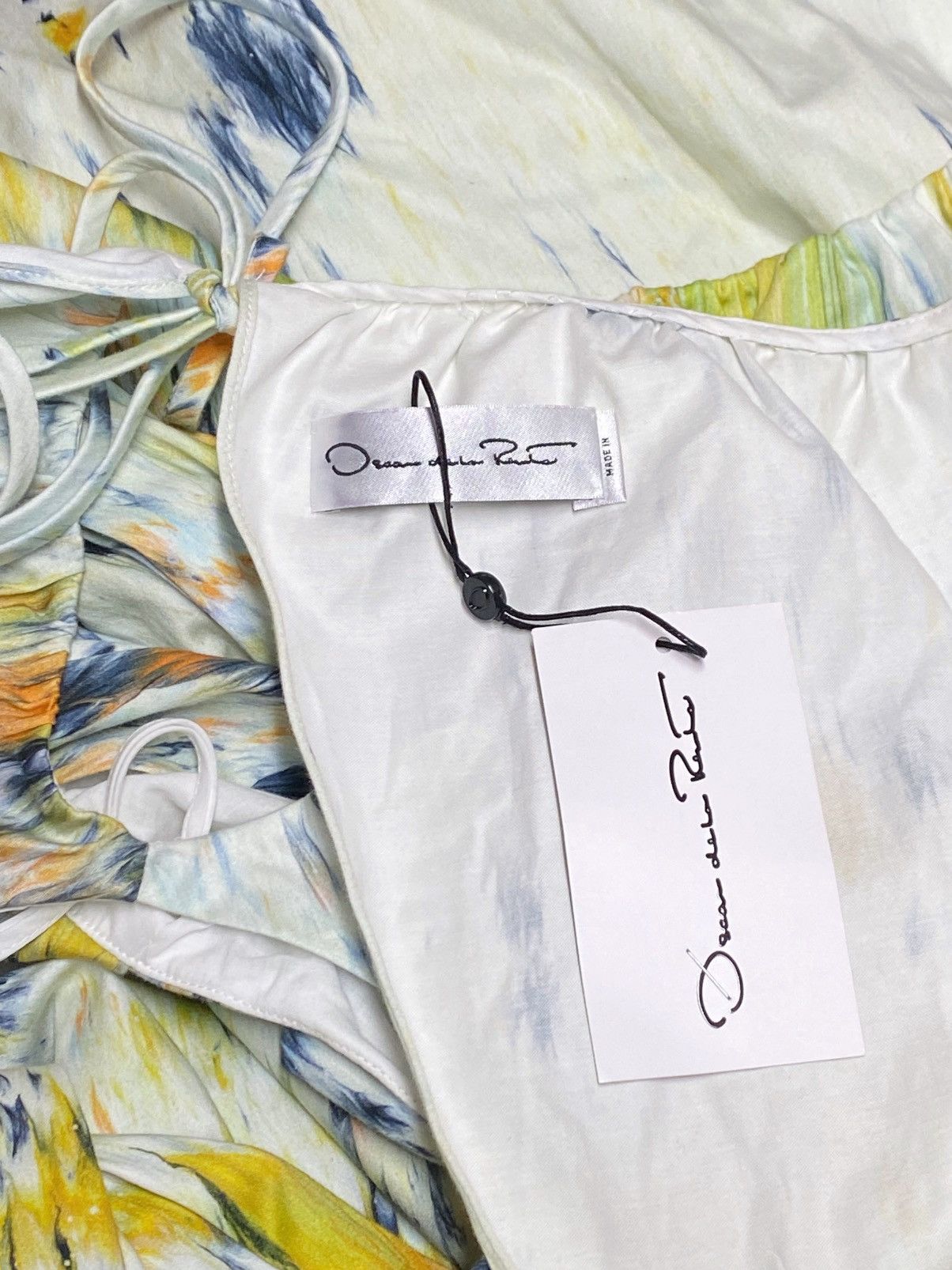 Oscar De La Renta Oscar de la Renta Halter Abstract Maxi Dress size 12 Size XL / US 12-14 / IT 48-50 - 15 Thumbnail
