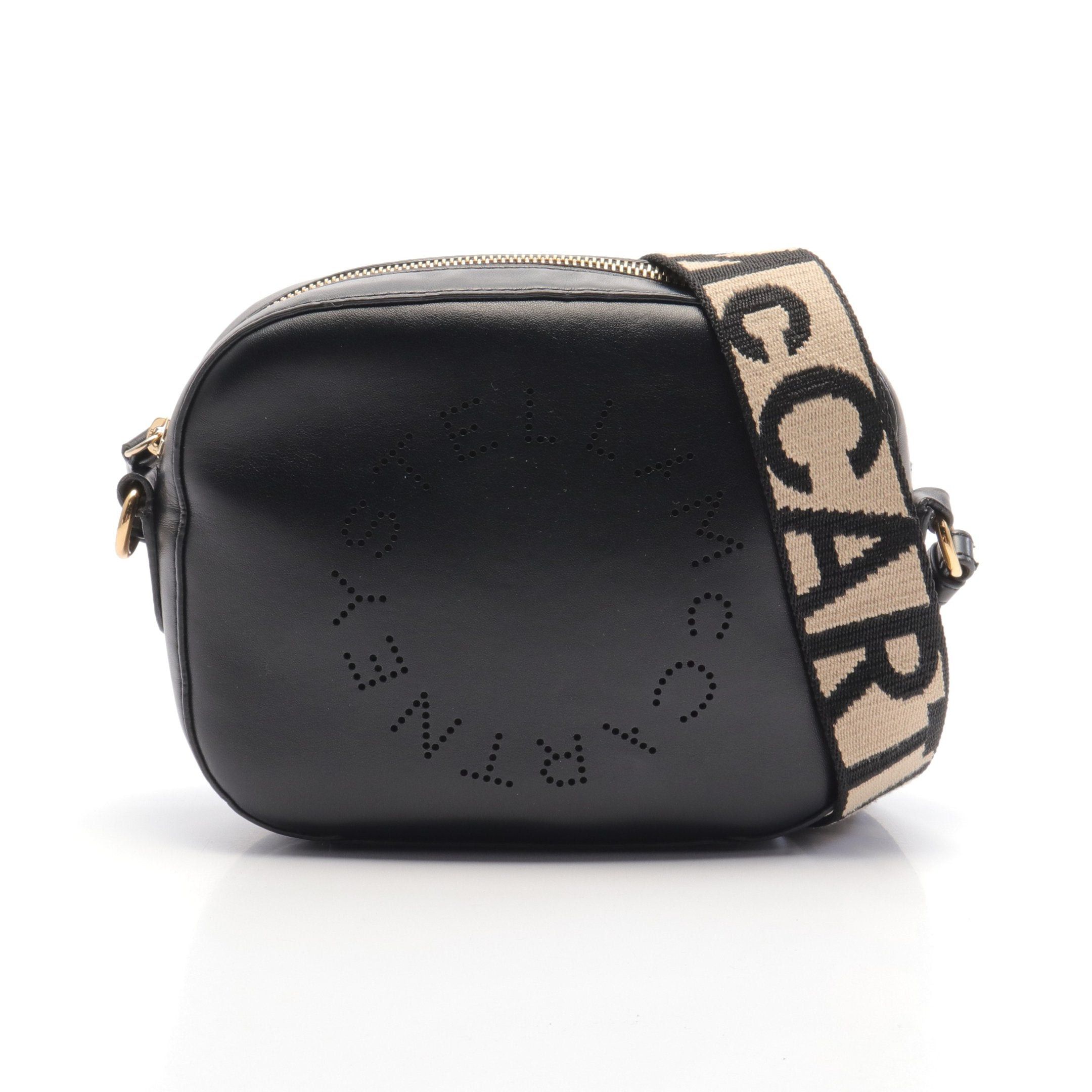 Stella McCartney Stella Mccartney Stella Logo Mini Camera Bag Shoulder Fake Leather Black Size ONE SIZE - 1 Thumbnail