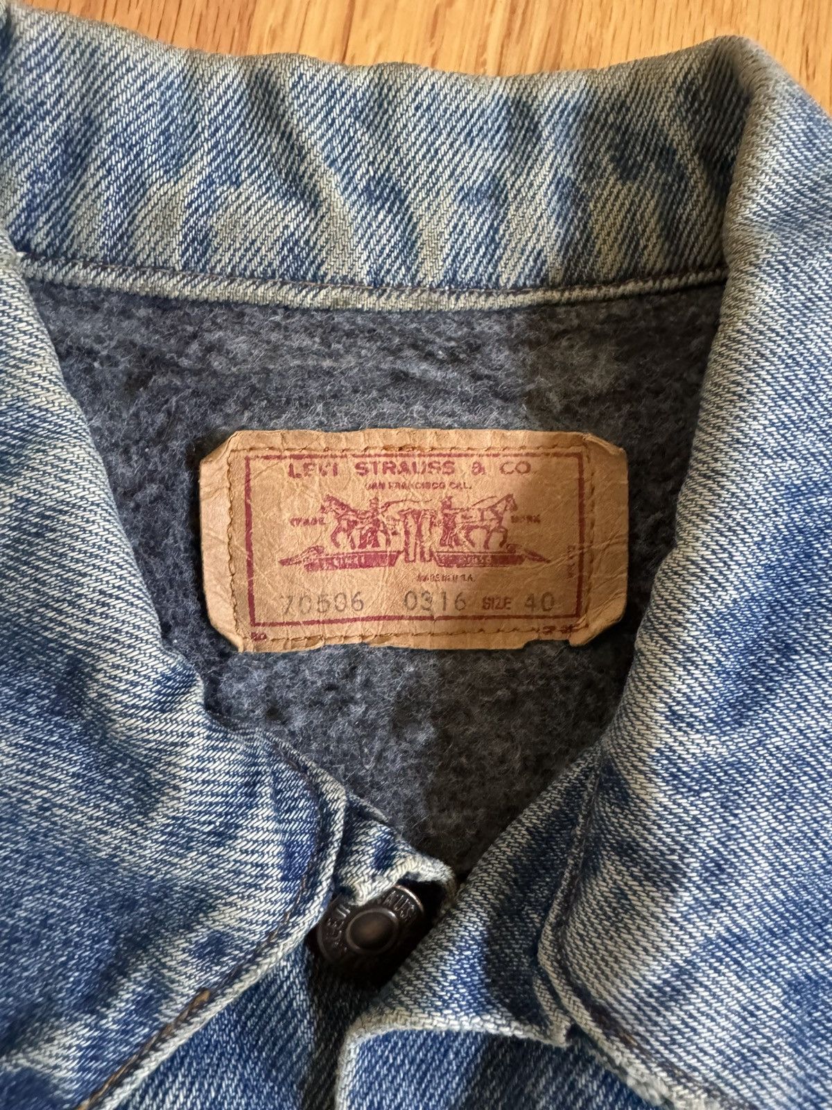 Levi's Vintage Clothing Vintage Levi’s fleece lined jacket Size US M / EU 48-50 / 2 - 3 Thumbnail