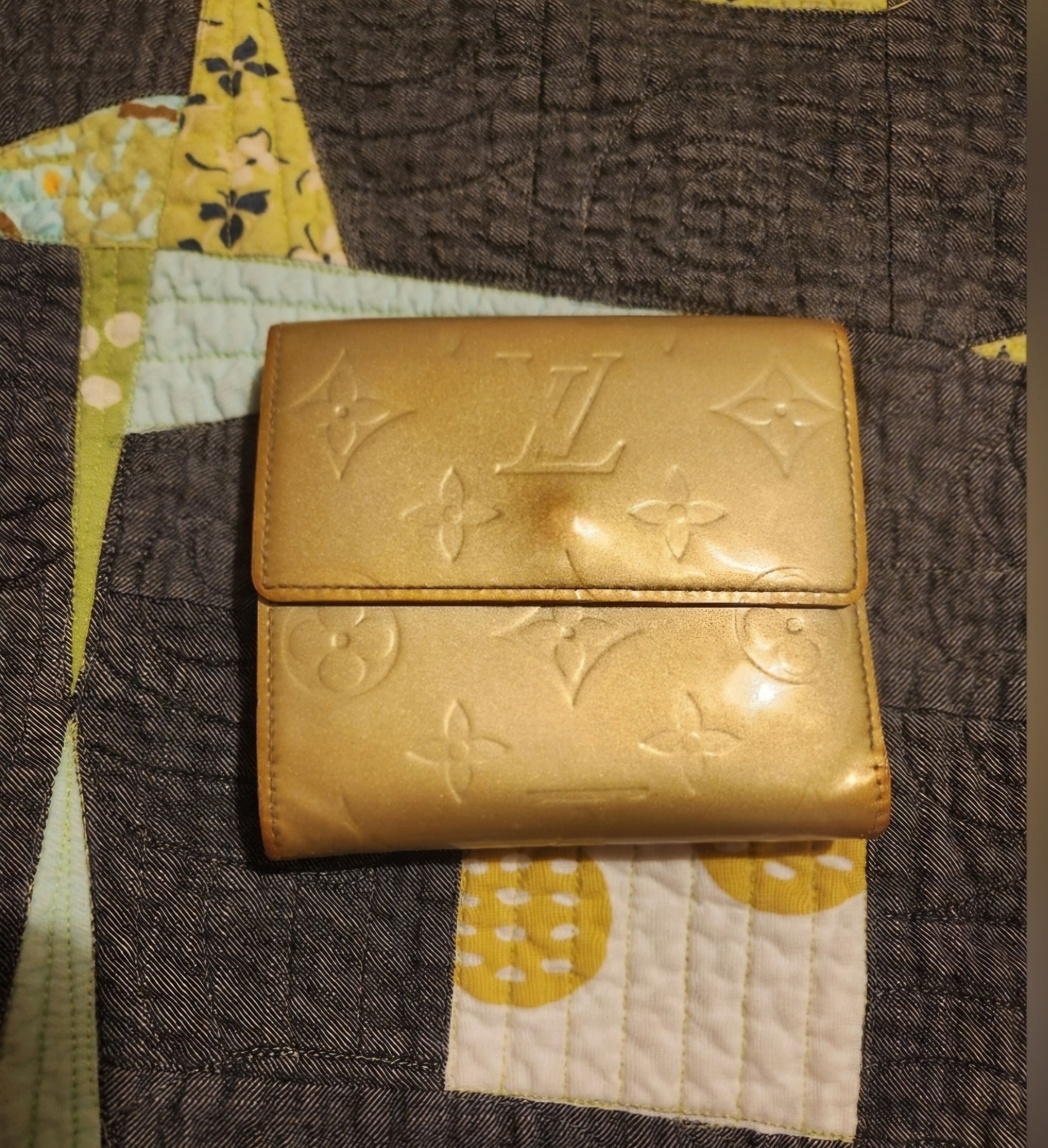 Louis Vuitton Louis Vuitton Vernis Monogram Trifold Wallet Size ONE SIZE - 2 Thumbnail