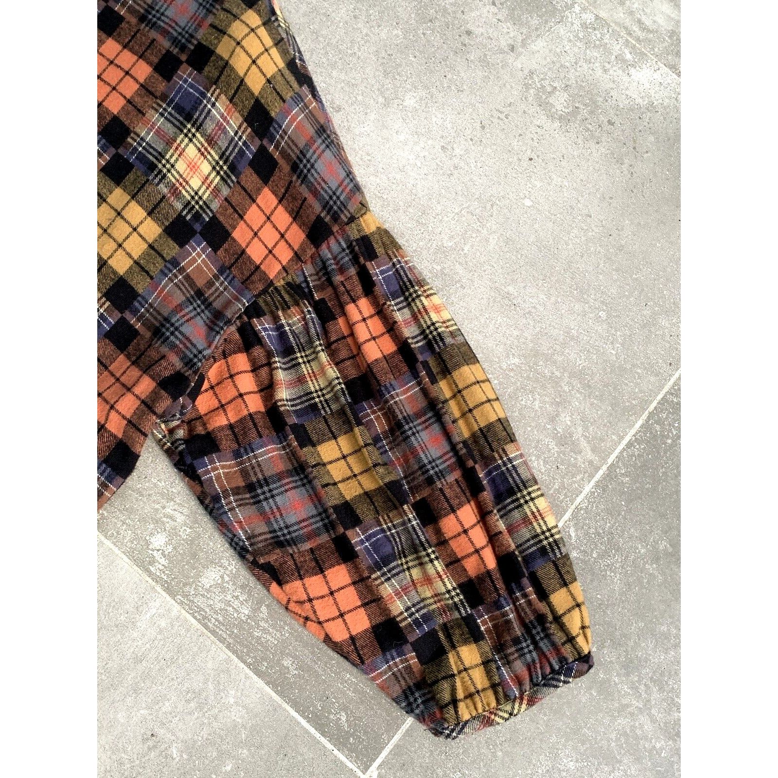 Designer × YMC OVERSIZED Womens YMC Ballon Sleeves Checked Dress Tunic SZ M Size M / US 6-8 / IT 42-44 - 13 Thumbnail
