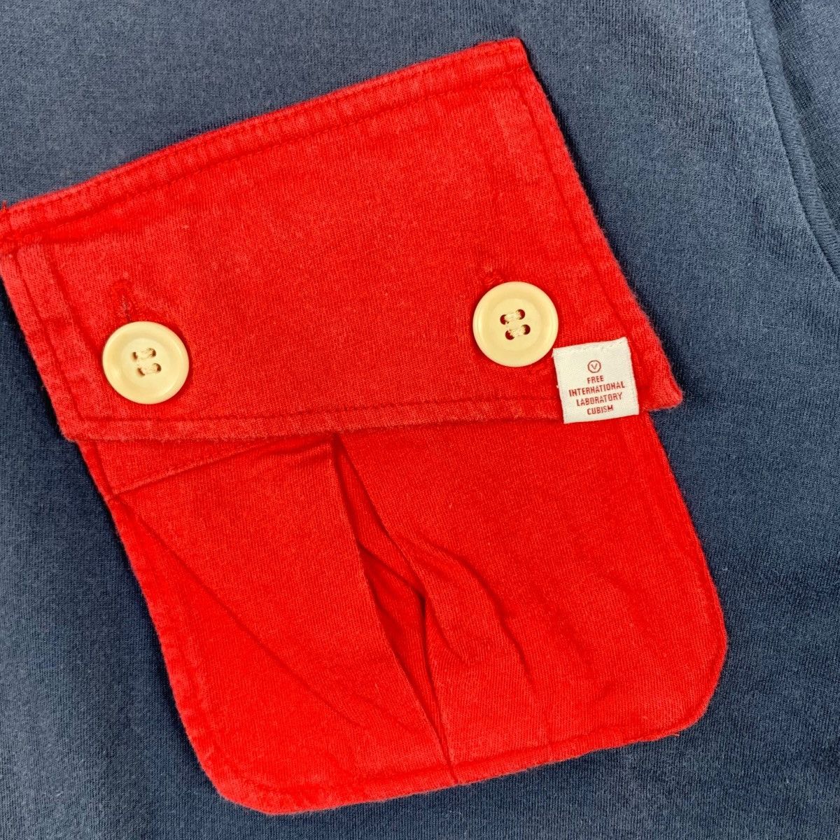 Visvim 2001 VISVIM Japanese Brand Pocket Navy Short Sleeve Shirt Size US M / EU 48-50 / 2 - 3 Thumbnail