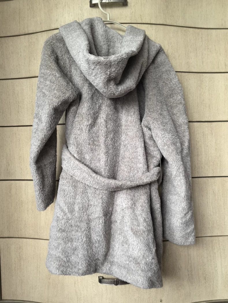 Max Mara Max Mara Grey Hooded Coat Size M / US 6-8 / IT 42-44 - 2 Thumbnail