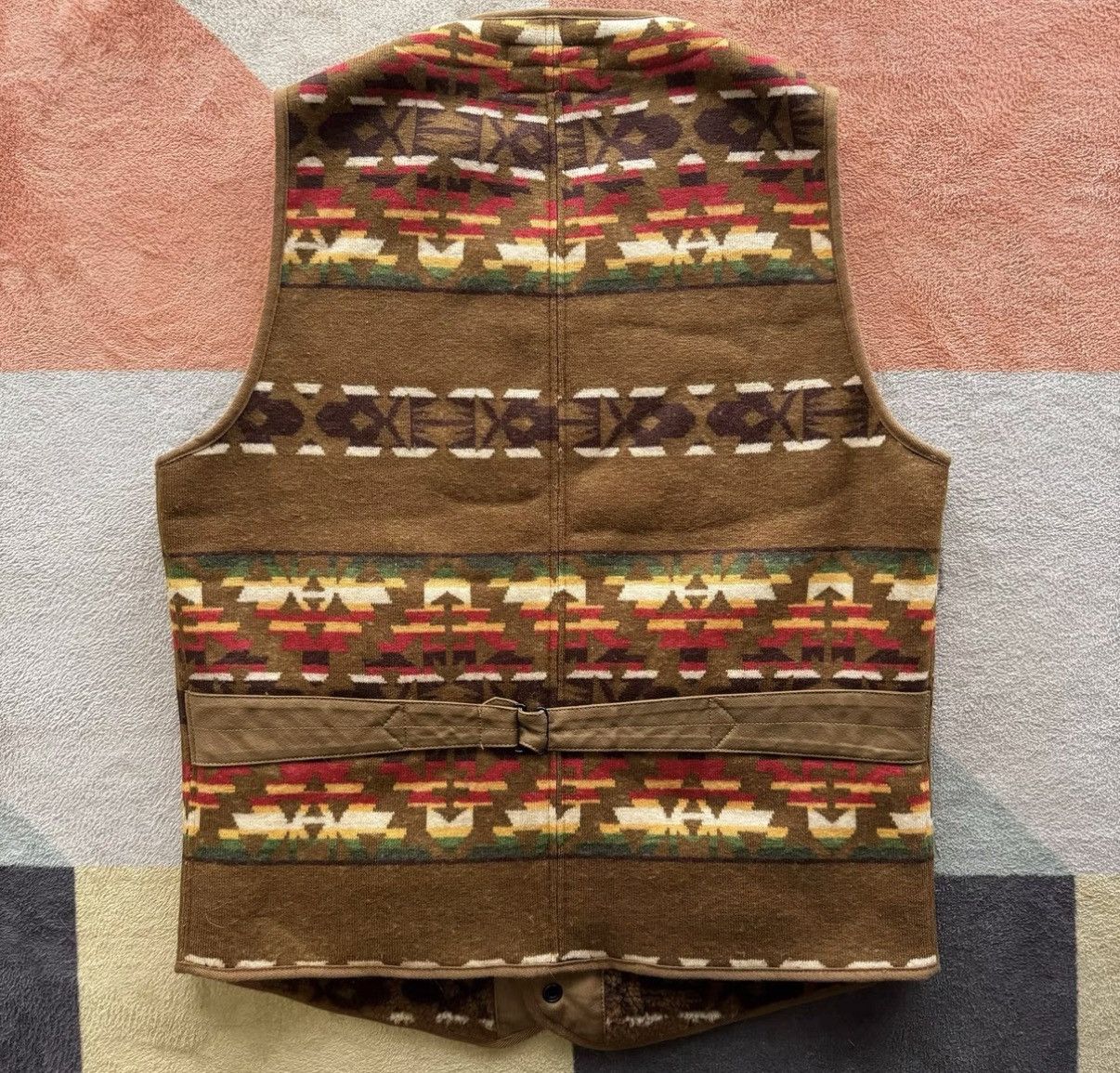 RRL Ralph Lauren RRL Ralph Lauren Double RL Southwestern Vest K22 Size US S / EU 44-46 / 1 - 3 Thumbnail