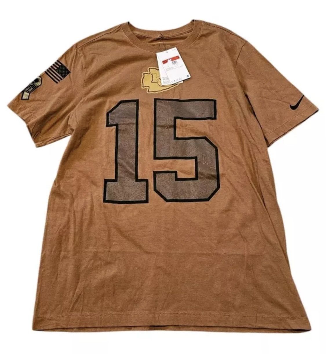 NFL KC Chiefs #15 Patrick Mahomes Salute to Service The Nike Tee Size US L / EU 52-54 / 3 - 1 Thumbnail