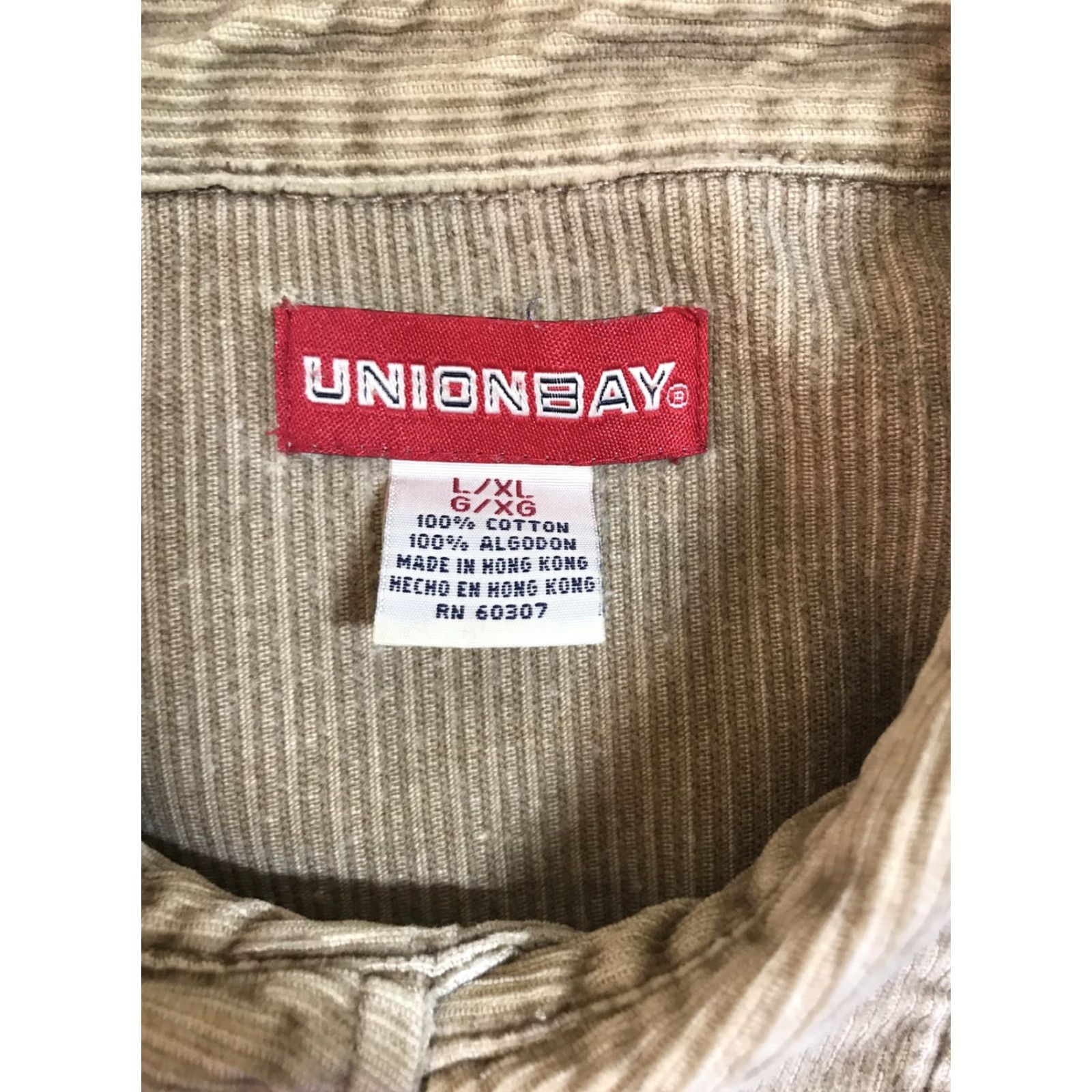Vintage VINTAGE UnionBay Shirt Corduroy Button-Up XL 90s Surf Grunge Men Brown Corduroy Button-Down Shirt XL Mens Size US XL / EU 56 / 4 - 2 Thumbnail