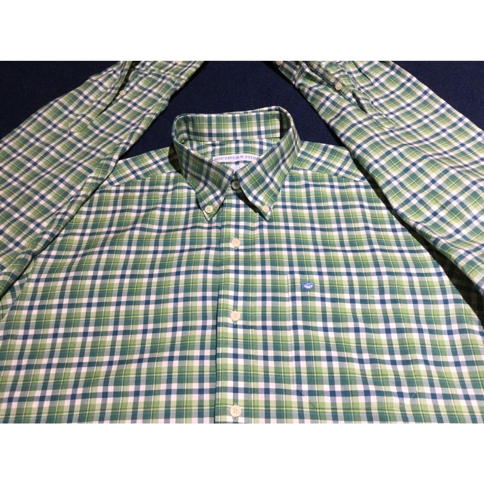 Southern Tide Southern Tide Plaid Button Down Collar Shirt Men's Medium Multicolor Size US M / EU 48-50 / 2 - 2 Thumbnail