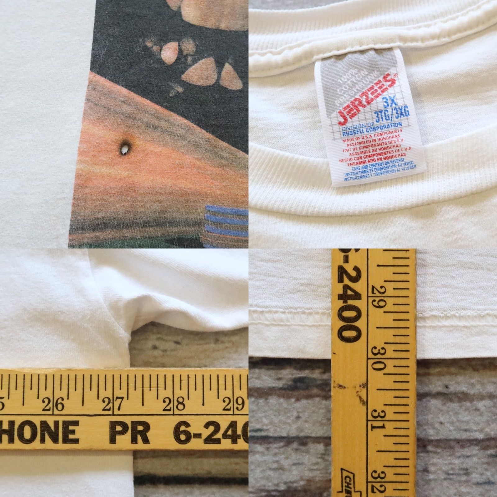 Jerzees VINTAGE Try'na Bubble D-O-G Rap Tee Shirt XXXL White Mens T-Shirt Dog Gangster 90s Size US XXL / EU 58 / 5 - 8 Thumbnail