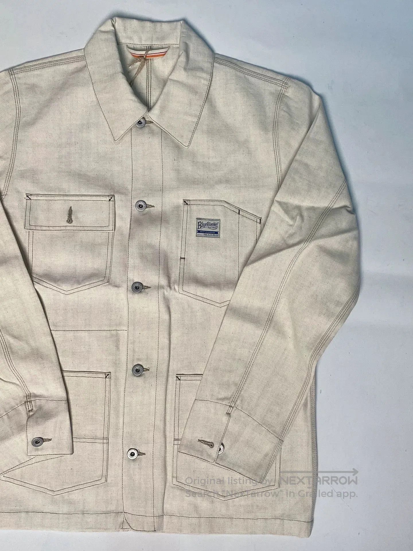 Blue Blanket Blue Blanket White Selvedge Denim Coverall. Size US XL / EU 56 / 4 - 5 Thumbnail