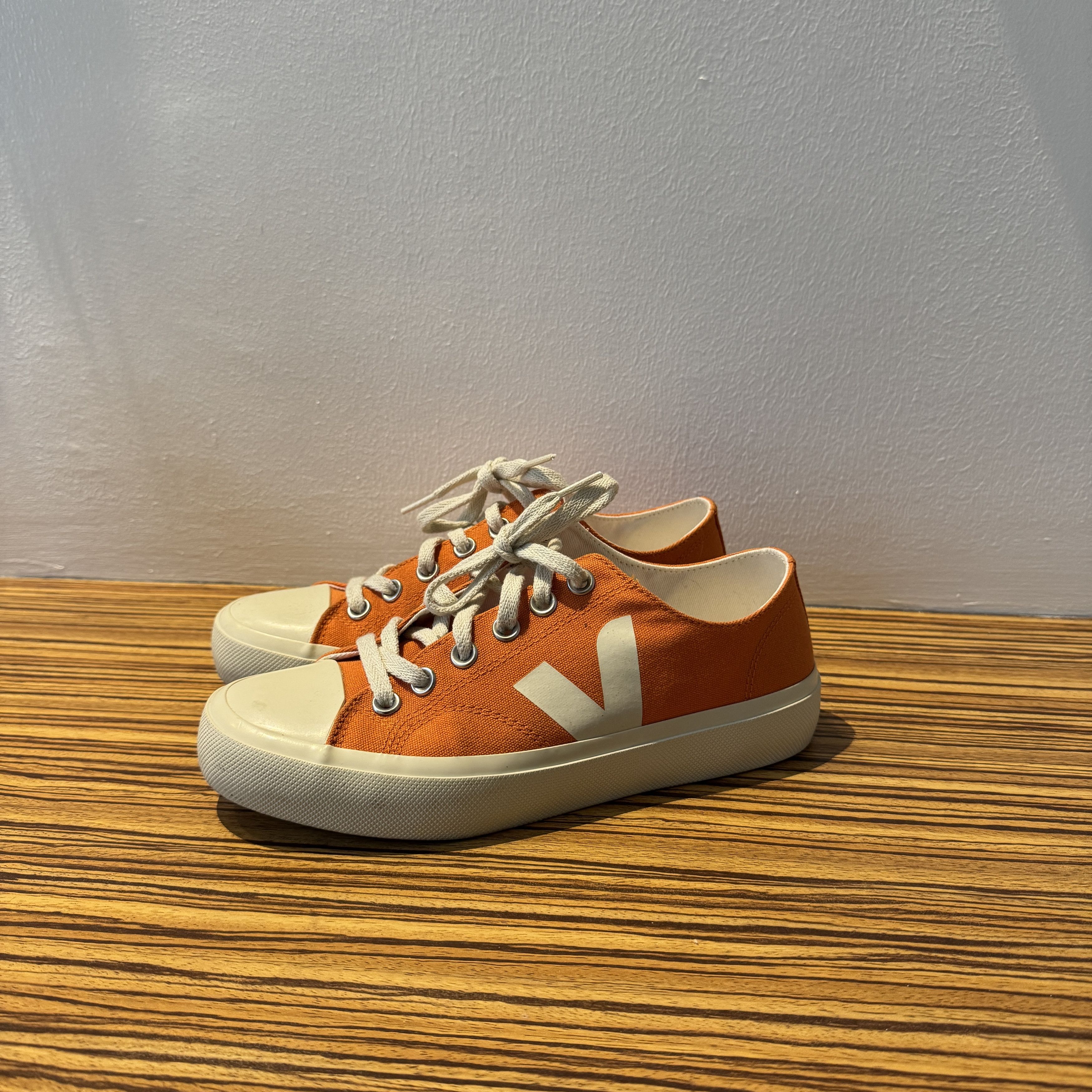 Veja Veja Wata II Low Canvans Pumpkin Pierre Size US 8 / IT 38 - 3 Thumbnail