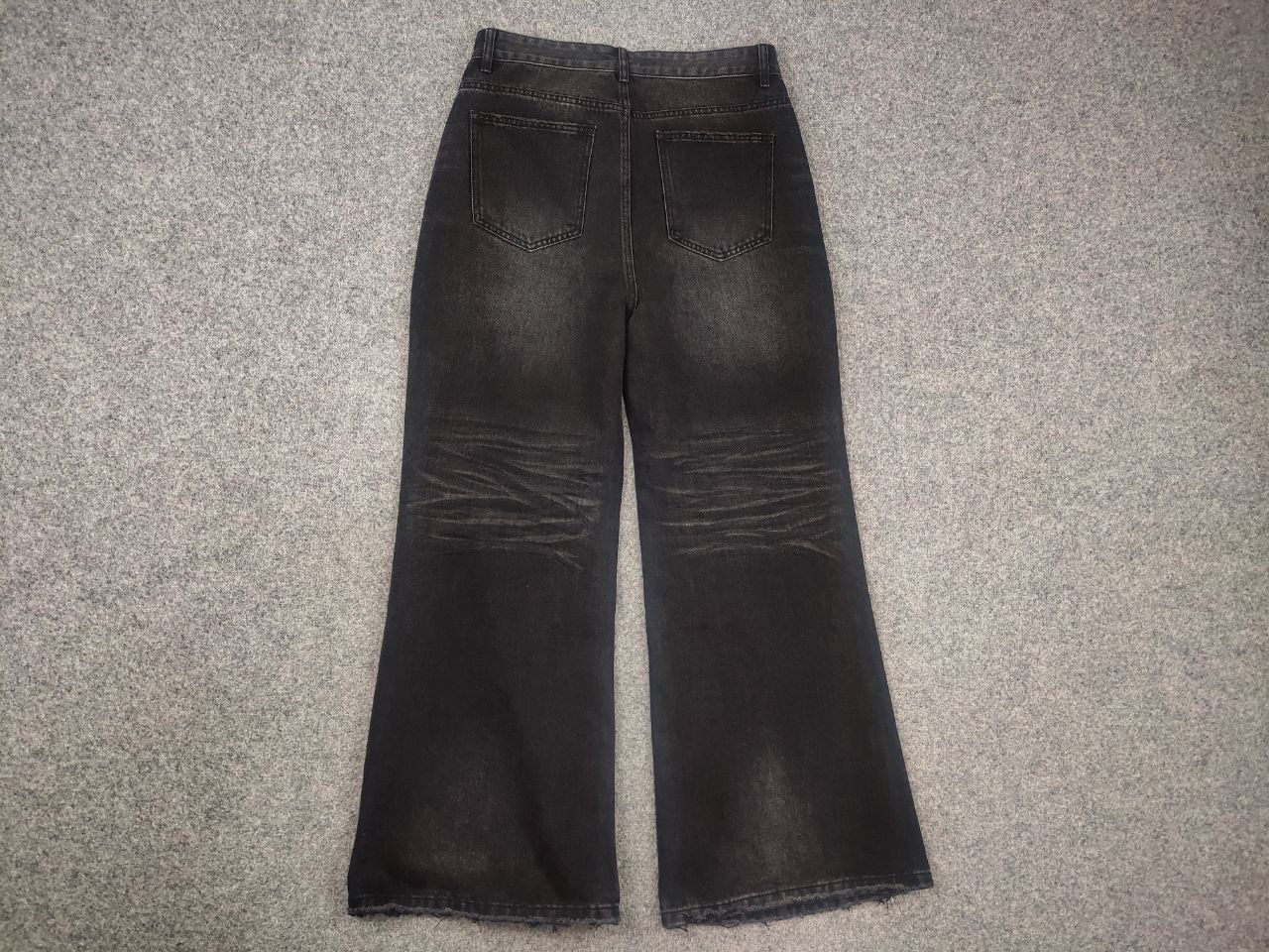 If Six Was Nine JC Official JCAESAR super baggy Black Denim Jeans LGB rick Size US 34 / EU 50 - 8 Thumbnail