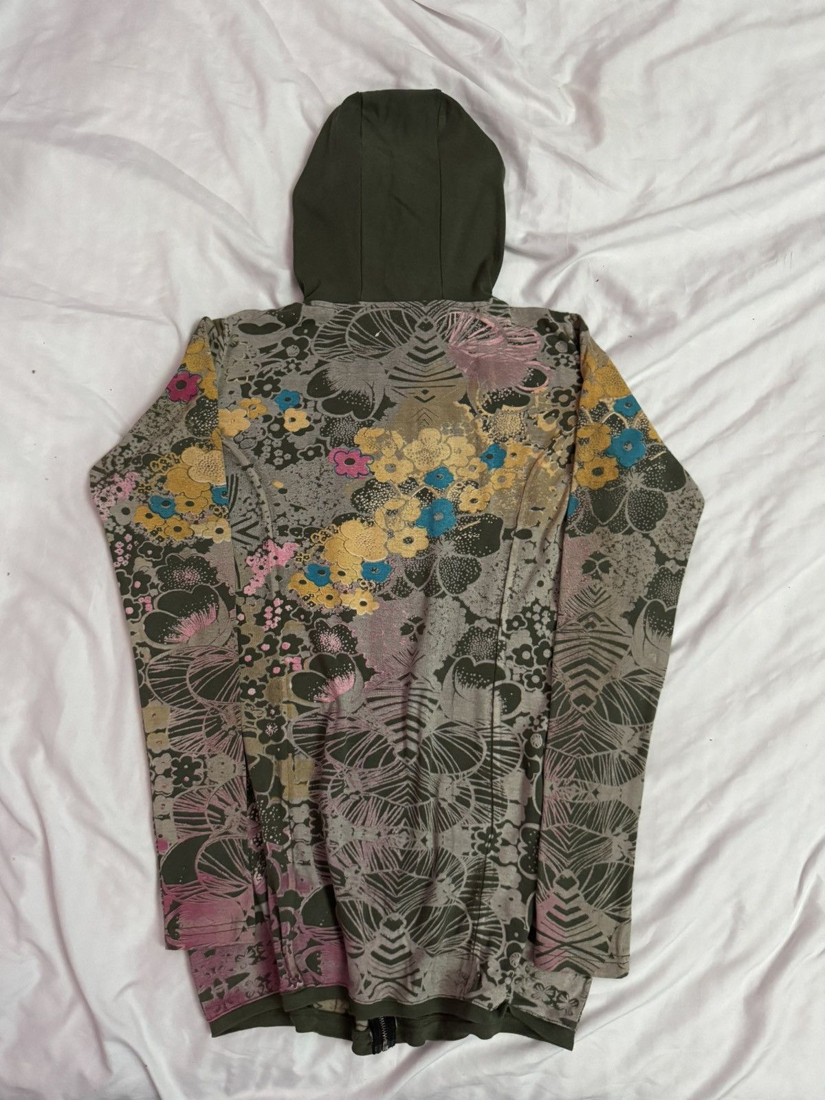 If Six Was Nine × Japanese Brand × Le Grande Bleu (L.G.B.) Floral Sukajan Zip Fur Hoodie Ifsixwasnine Lgb Style Size US L / EU 52-54 / 3 - 4 Thumbnail