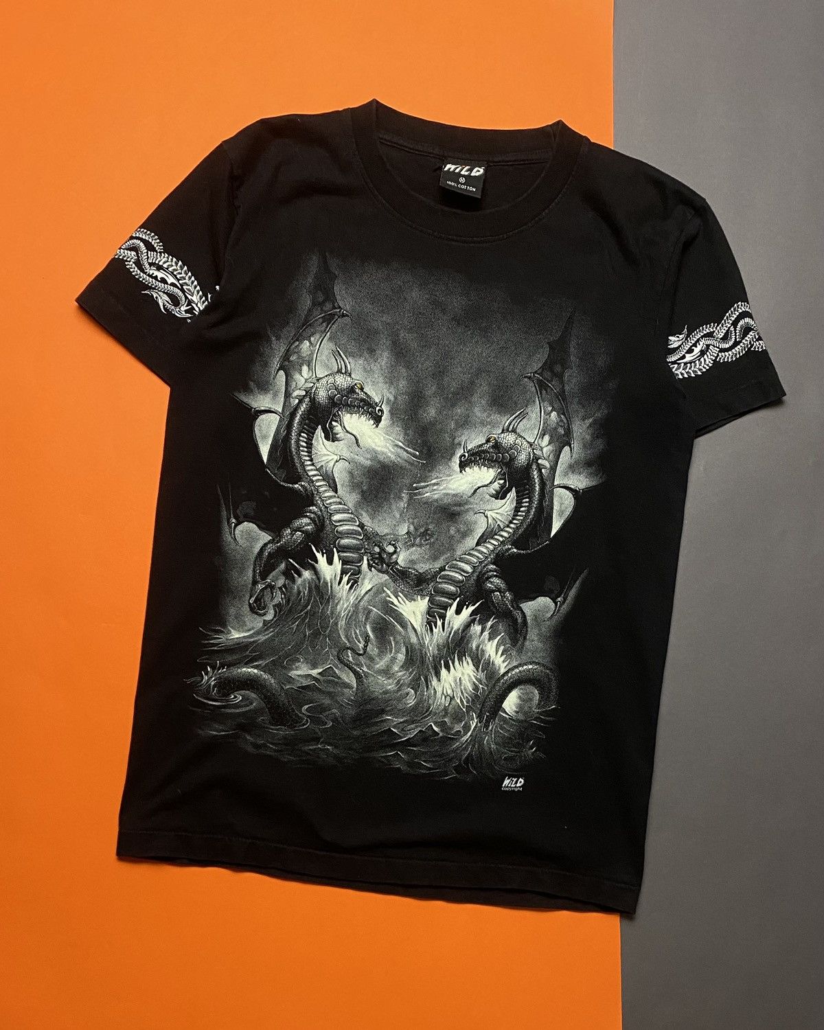 Designer Vintage Dragon wild tee Size US S / EU 44-46 / 1 - 1 Thumbnail