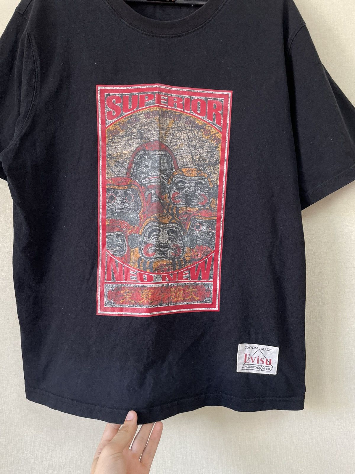 Evisu × Vintage Vintage streetwear Y2K Japanese brand evisu T-shirt Size US XL / EU 56 / 4 - 2 Thumbnail