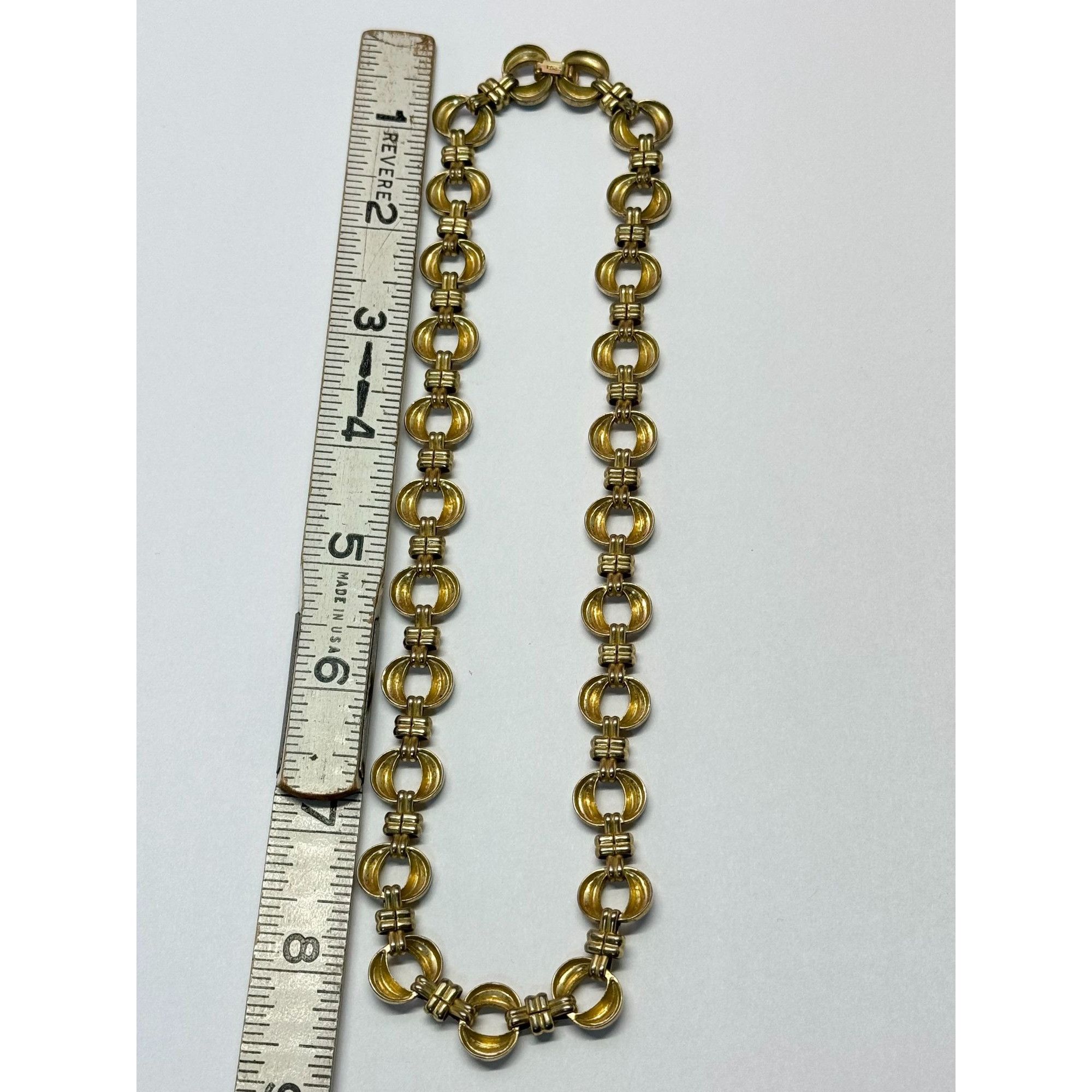 Vintage Vintage Korea Gold Chain Collar Necklace Size ONE SIZE - 5 Thumbnail
