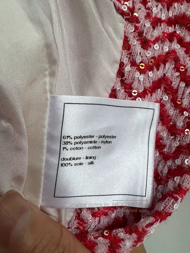 Chanel Chanel Red and white striped jumpsuit Size 24" / US 00 / IT 34 - 7 Thumbnail
