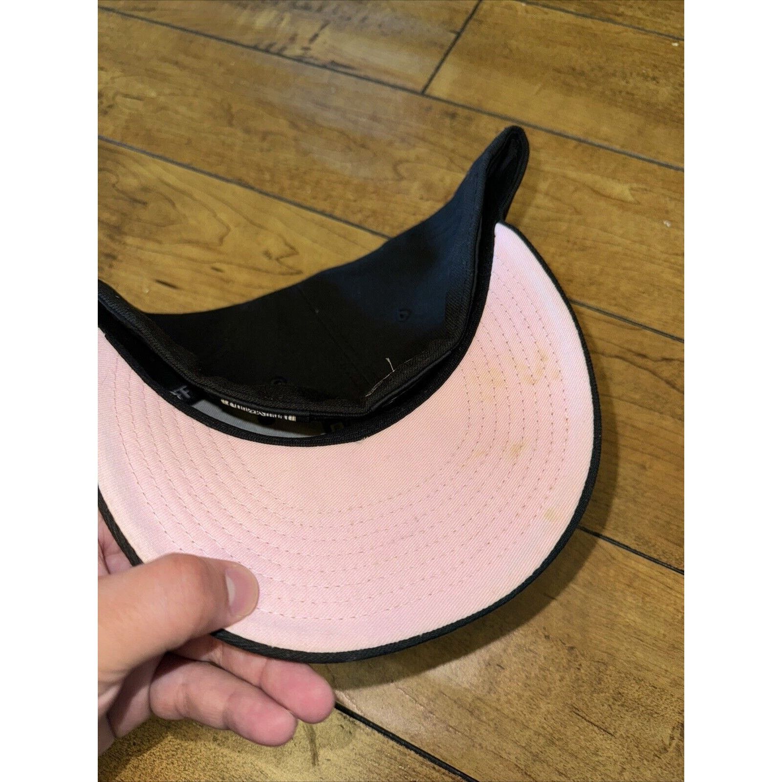 MLB × New Era Arizona Diamond Backs New Era Fitted Black Pink Brim 7 7/8 Size ONE SIZE - 5 Thumbnail
