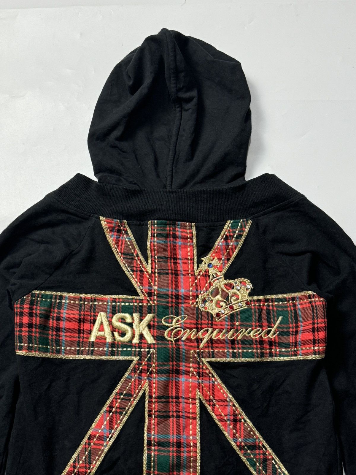 If Six Was Nine × Japanese Brand × Le Grande Bleu (L.G.B.) England Flag Enquired Hoodie Removable Size M / US 6-8 / IT 42-44 - 7 Thumbnail
