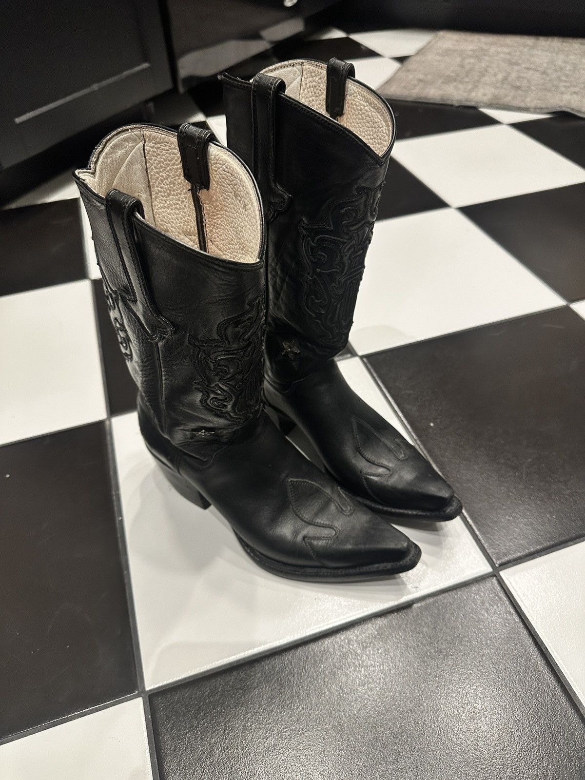 Chrome Hearts Chrome Hearts Cowboy Western Boots Size US 7.5 / IT 37.5 - 1 Thumbnail