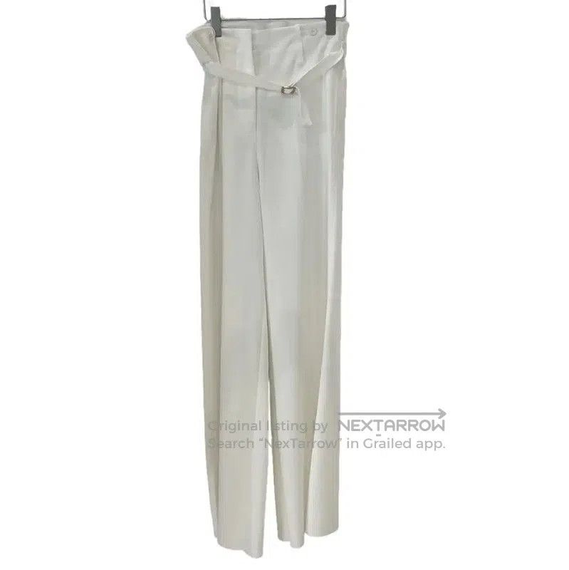 Max Mara MaxMara White Cotton Casual Pants M Size . Size 23" - 1 Thumbnail