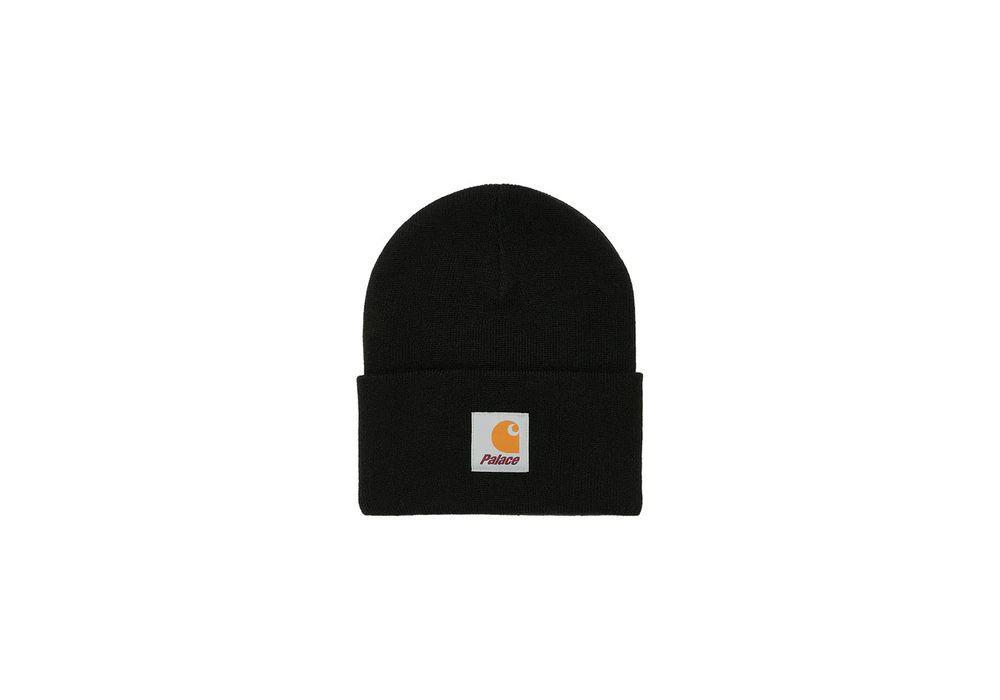 Palace PALACE CARHARTT WIP WATCH HAT BLACK | Grailed